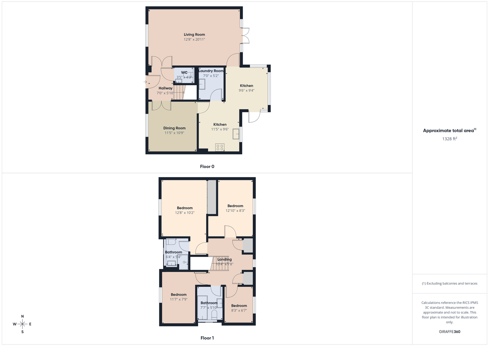 18, Warwick Road, Dunmow floorplan