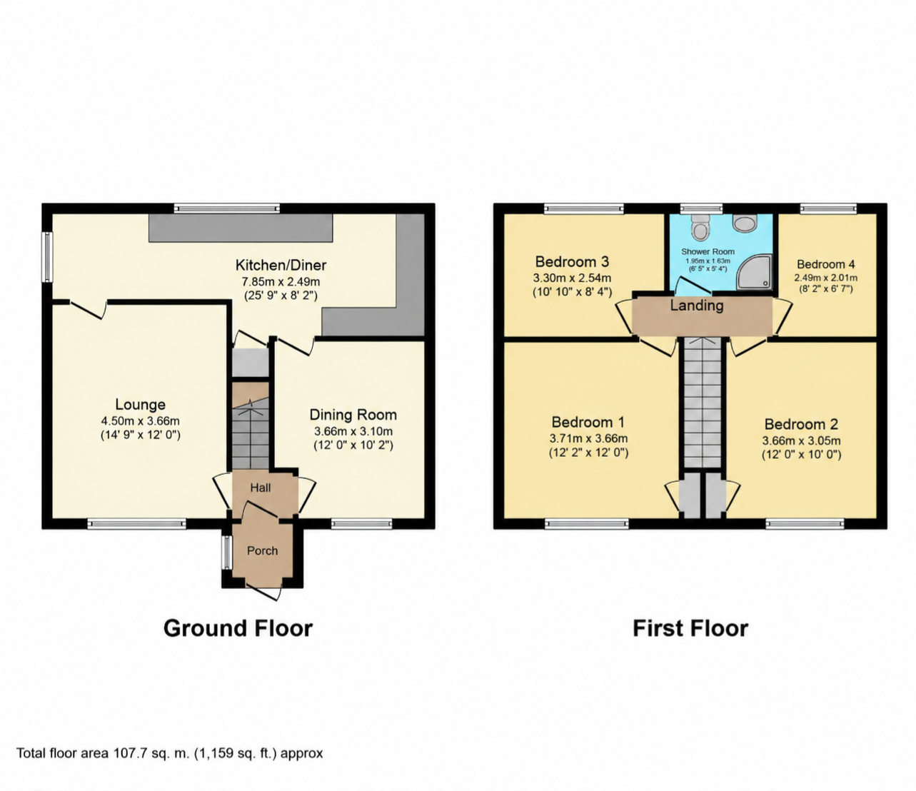 13, Church Road, Stainforth, Doncaster floorplan