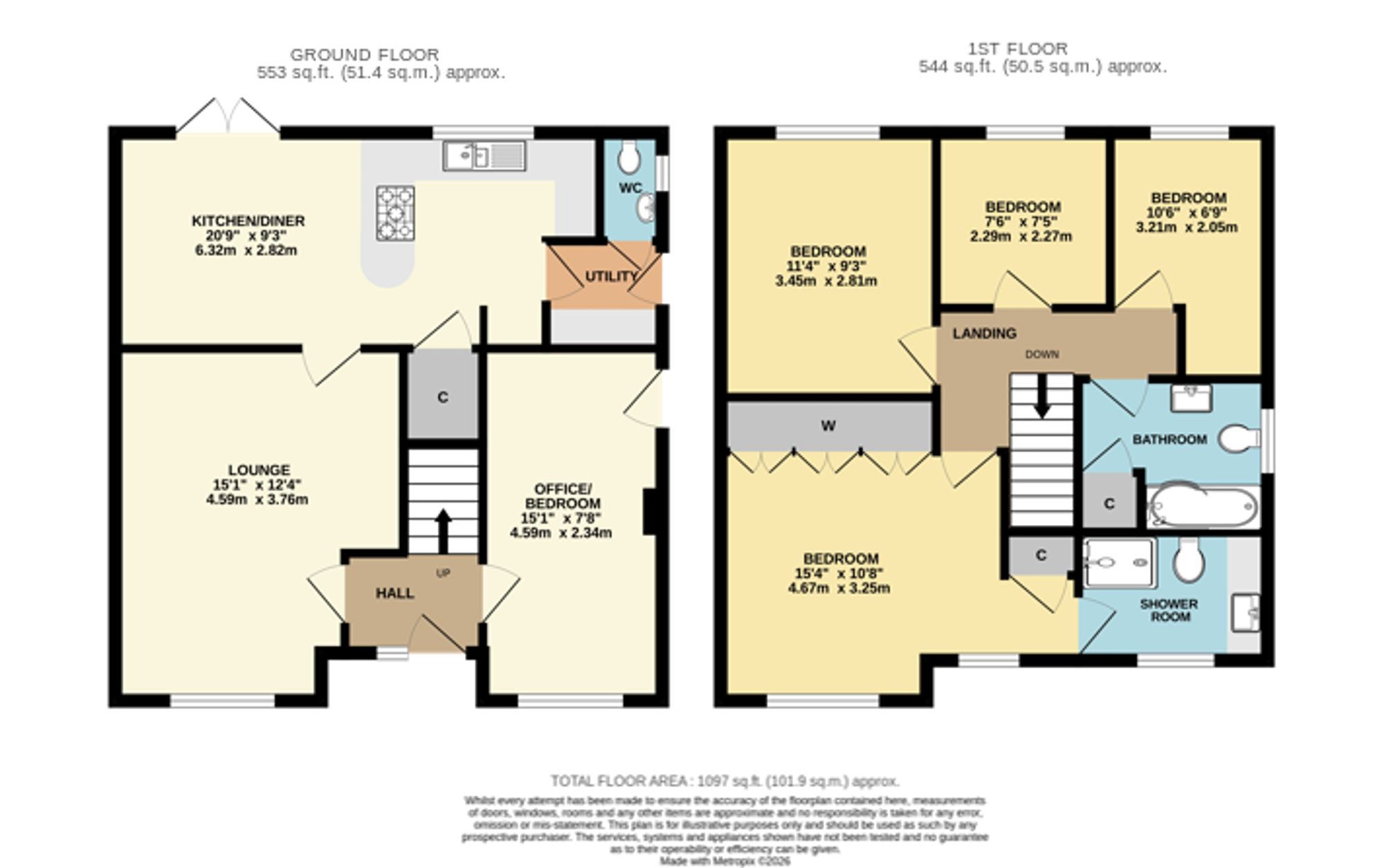 80 Jenkyns Close, Southampton floorplan