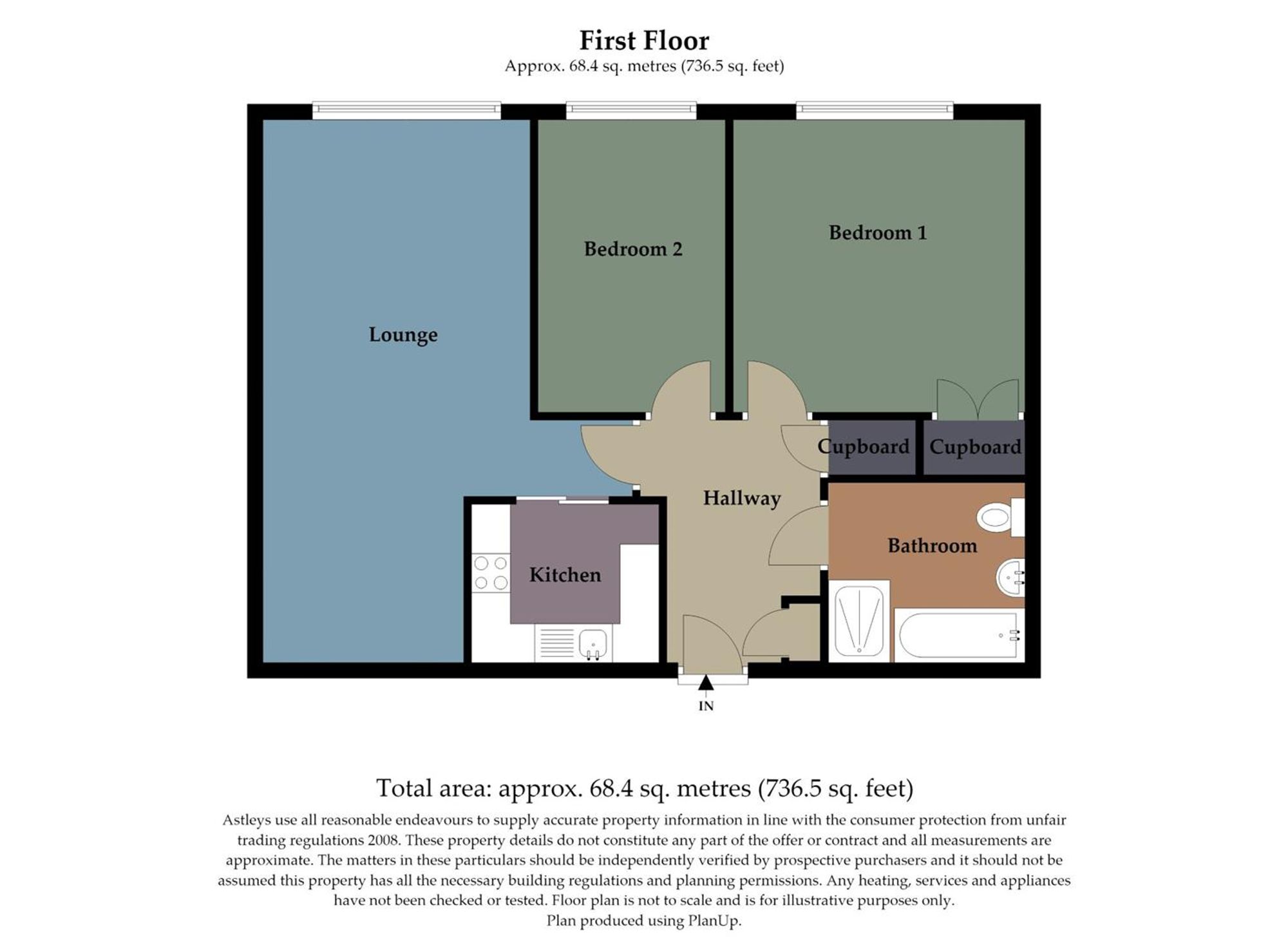 Apt 72, Willow Court, Swansea floorplan
