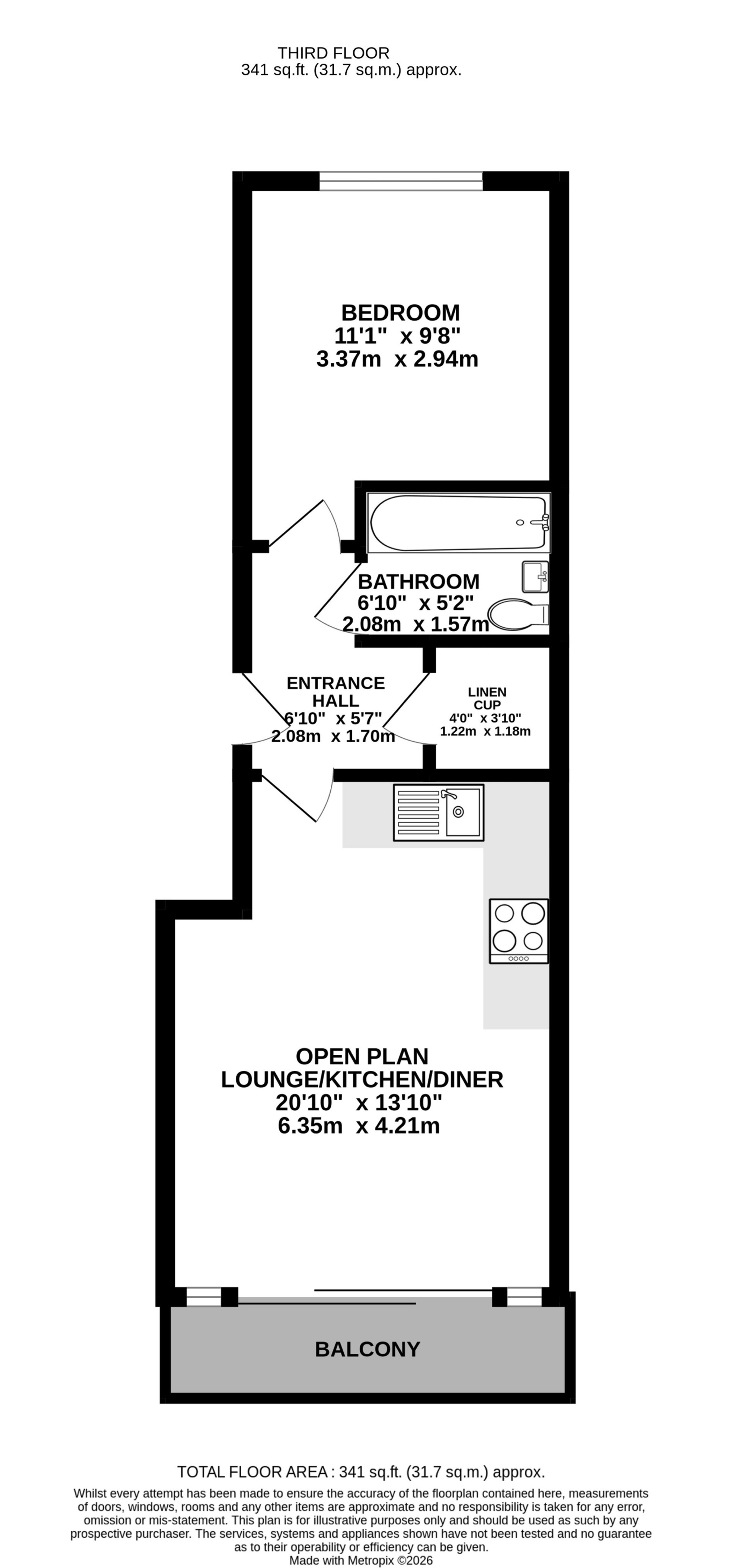 Apt. 11 Quay West,Bridge Road, Douglas floorplan