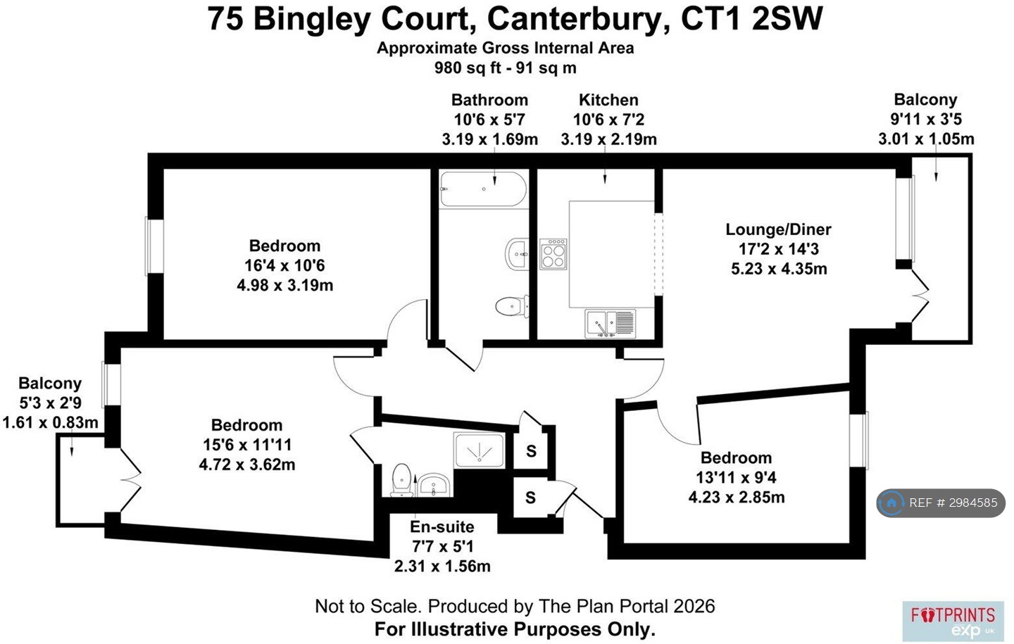 Bingley Court, Canterbury floorplan