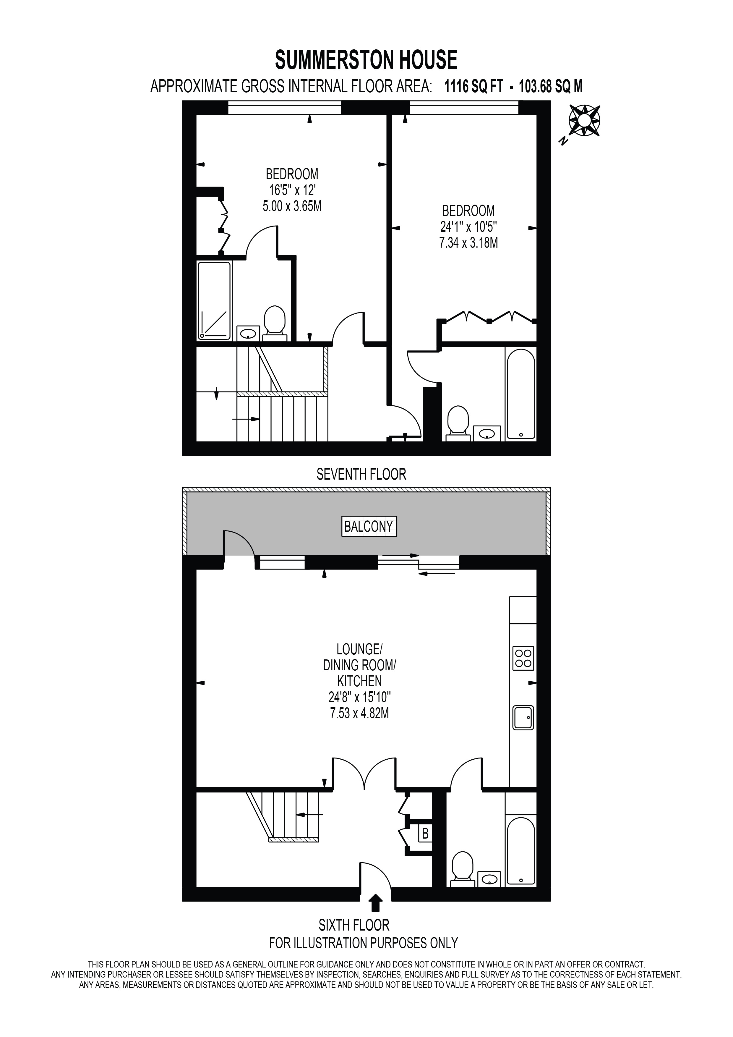 63 Summerston House 51, Starboard Way, London floorplan