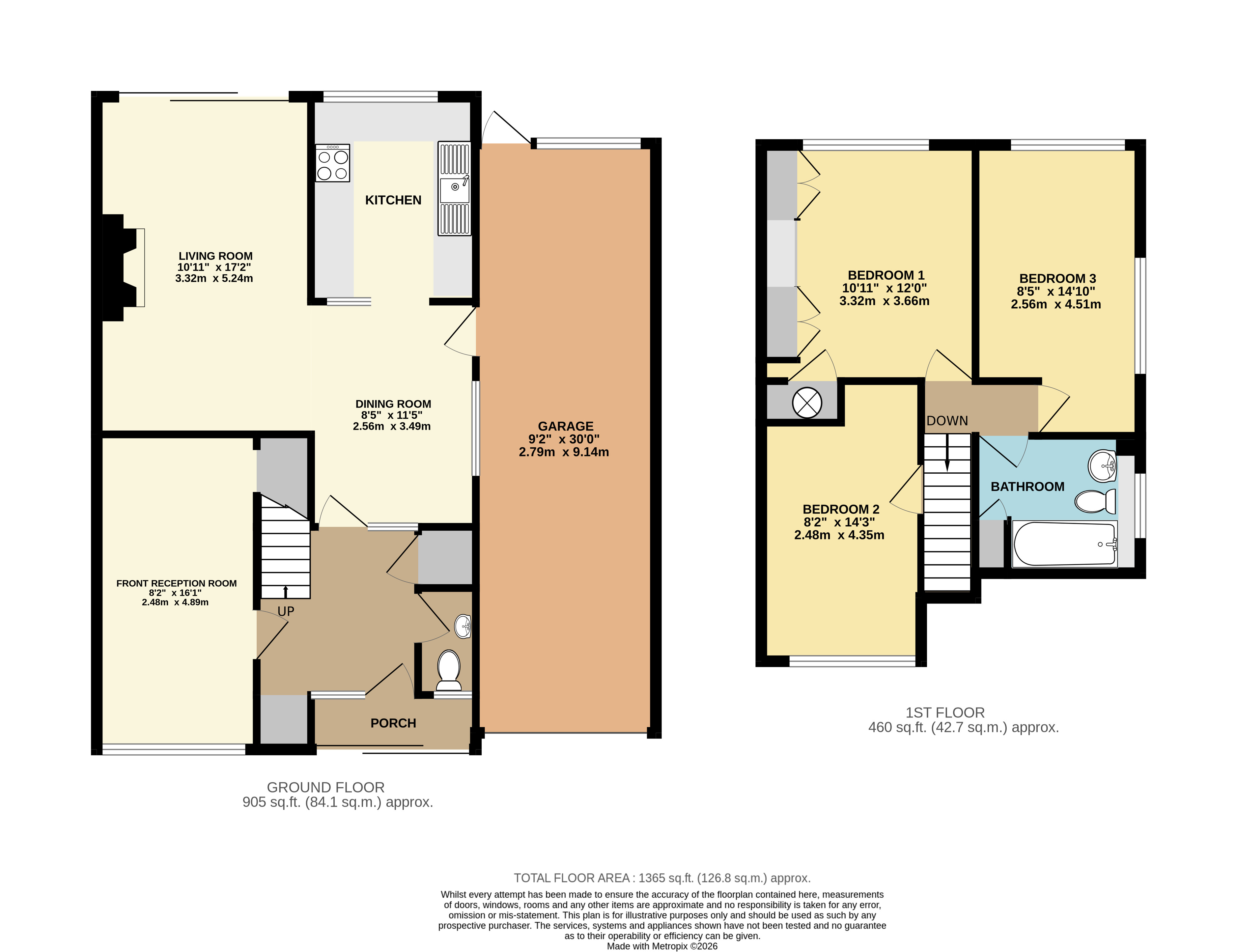 35, Anglesey Close, Ashford floorplan