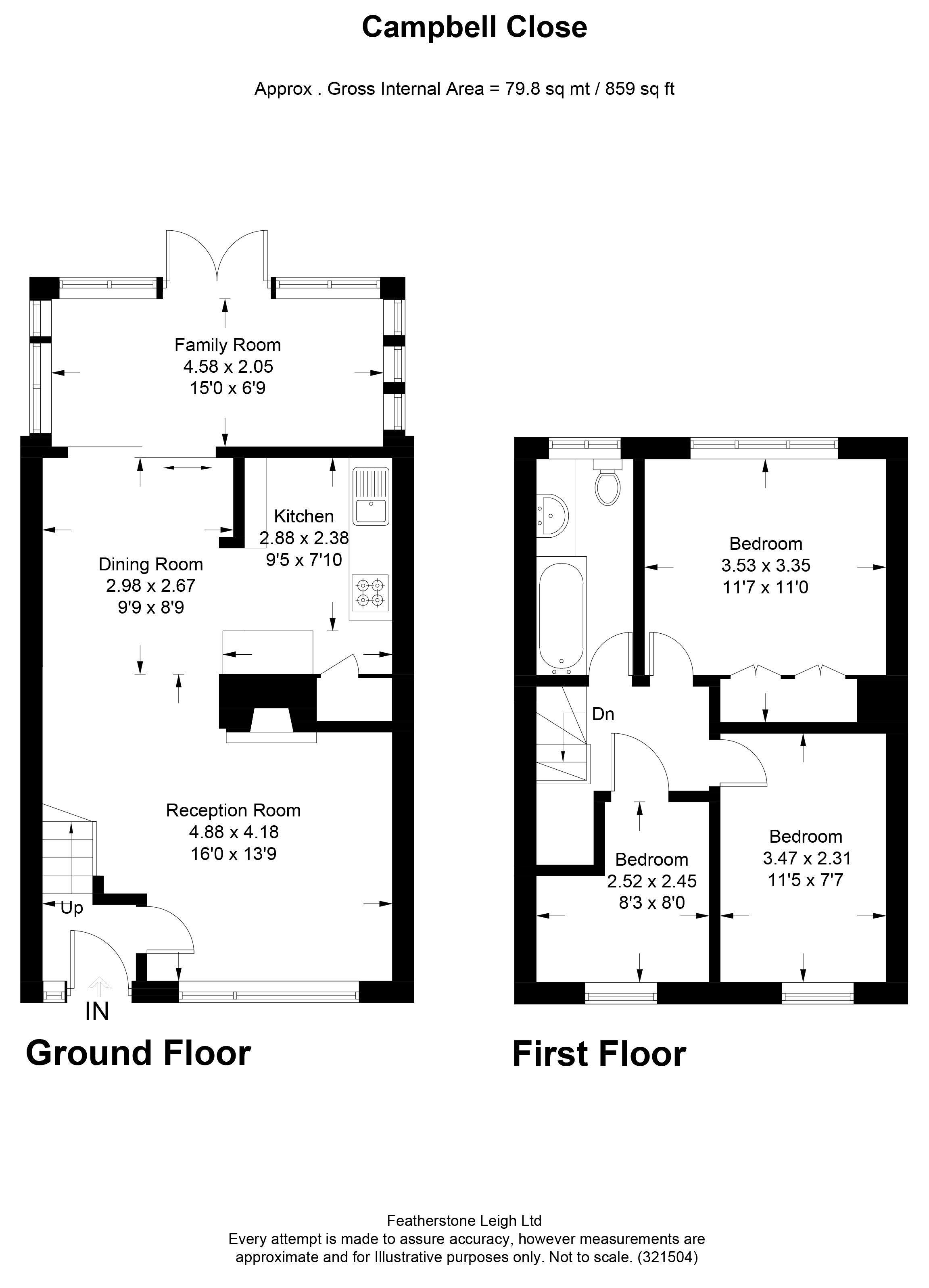 3 Bedrooms  to rent in Campbell Close, Twickenham TW2