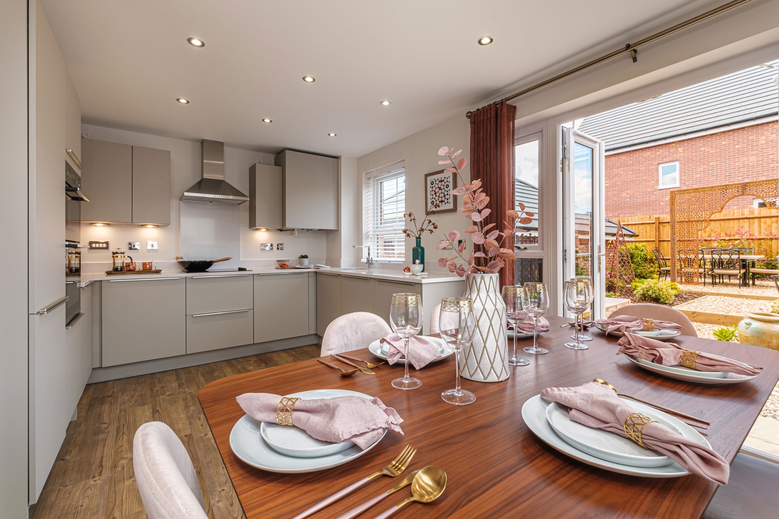 Property 2 of 10. Interior View Of Our Kitchen &amp; Dining Space In Our 3 Bed Ennerdale Home