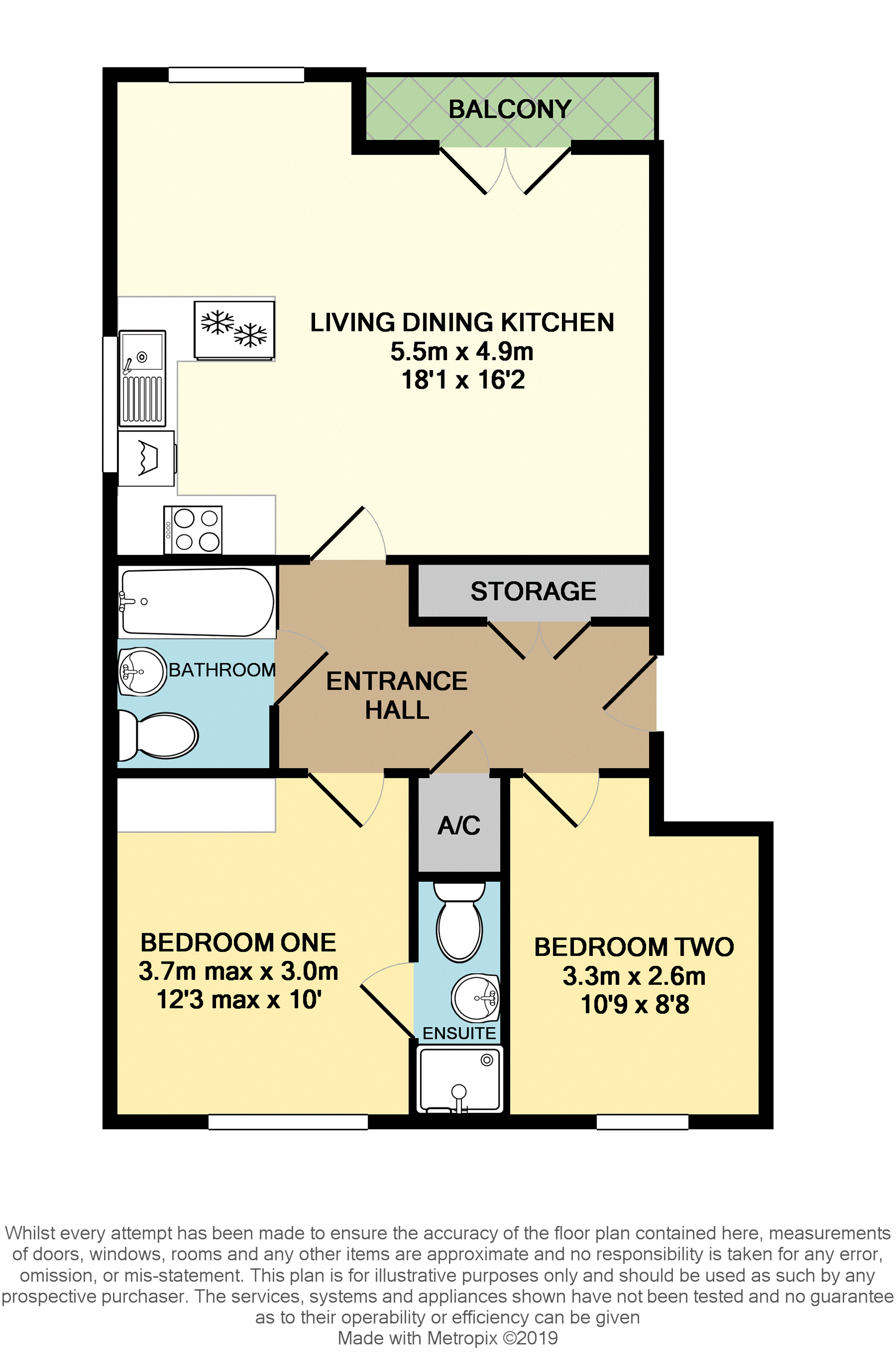 2 Bedrooms Flat for sale in Cornmill View, Leeds LS18