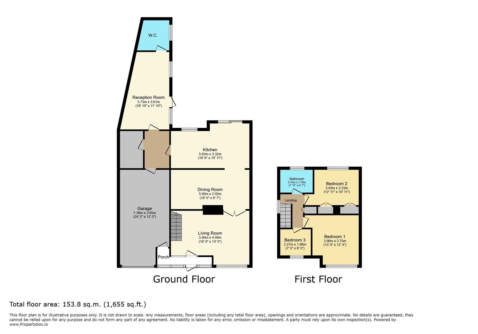 Falmouth Drive, Wigston floorplan