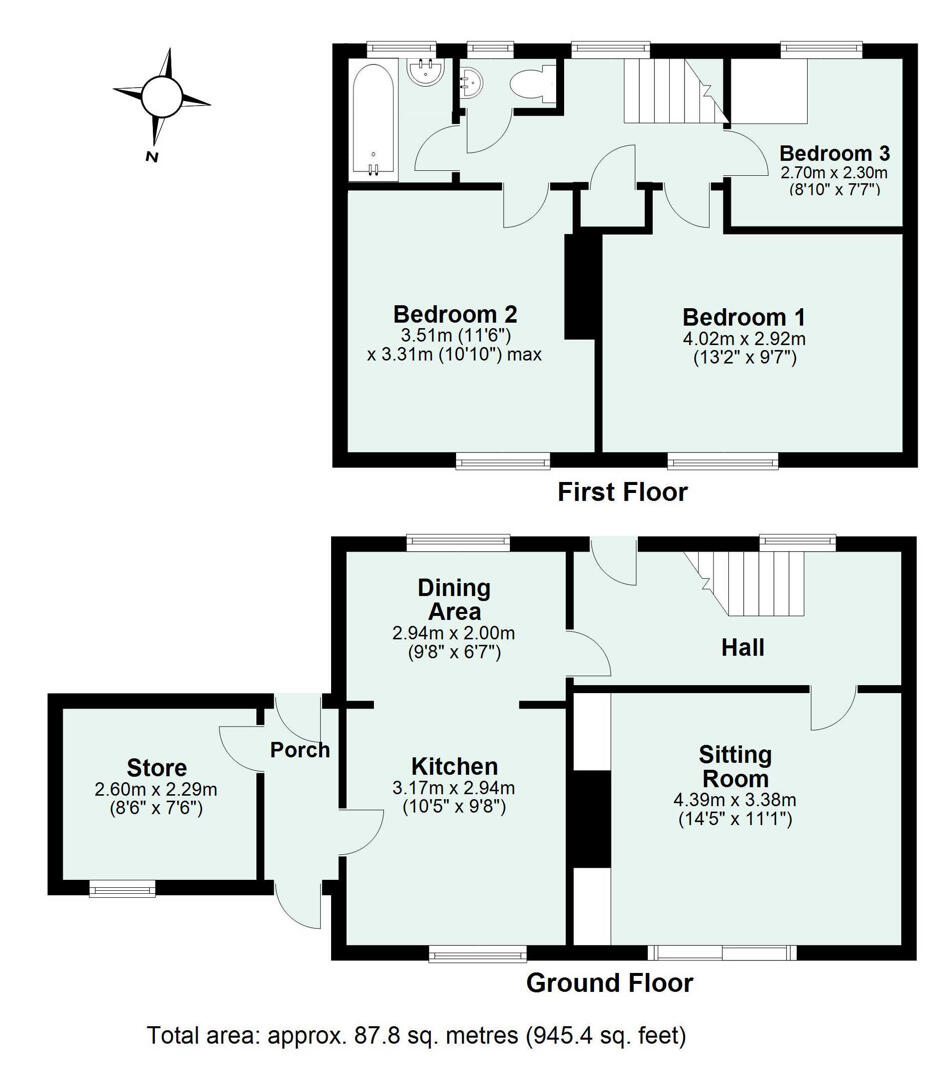 92, Lower Cotteylands, Tiverton floorplan