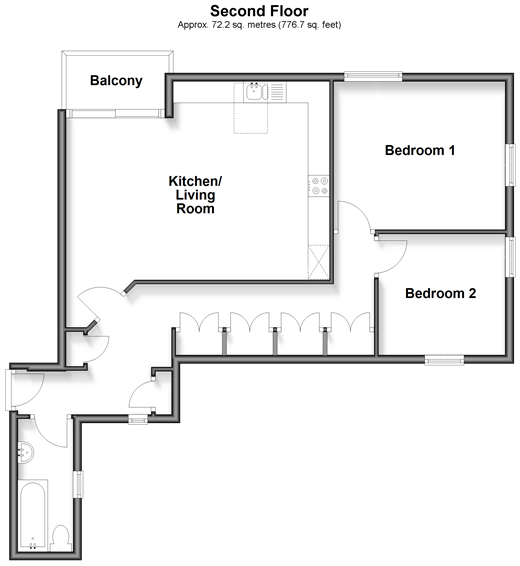 Luccombe Road, Shanklin floorplan
