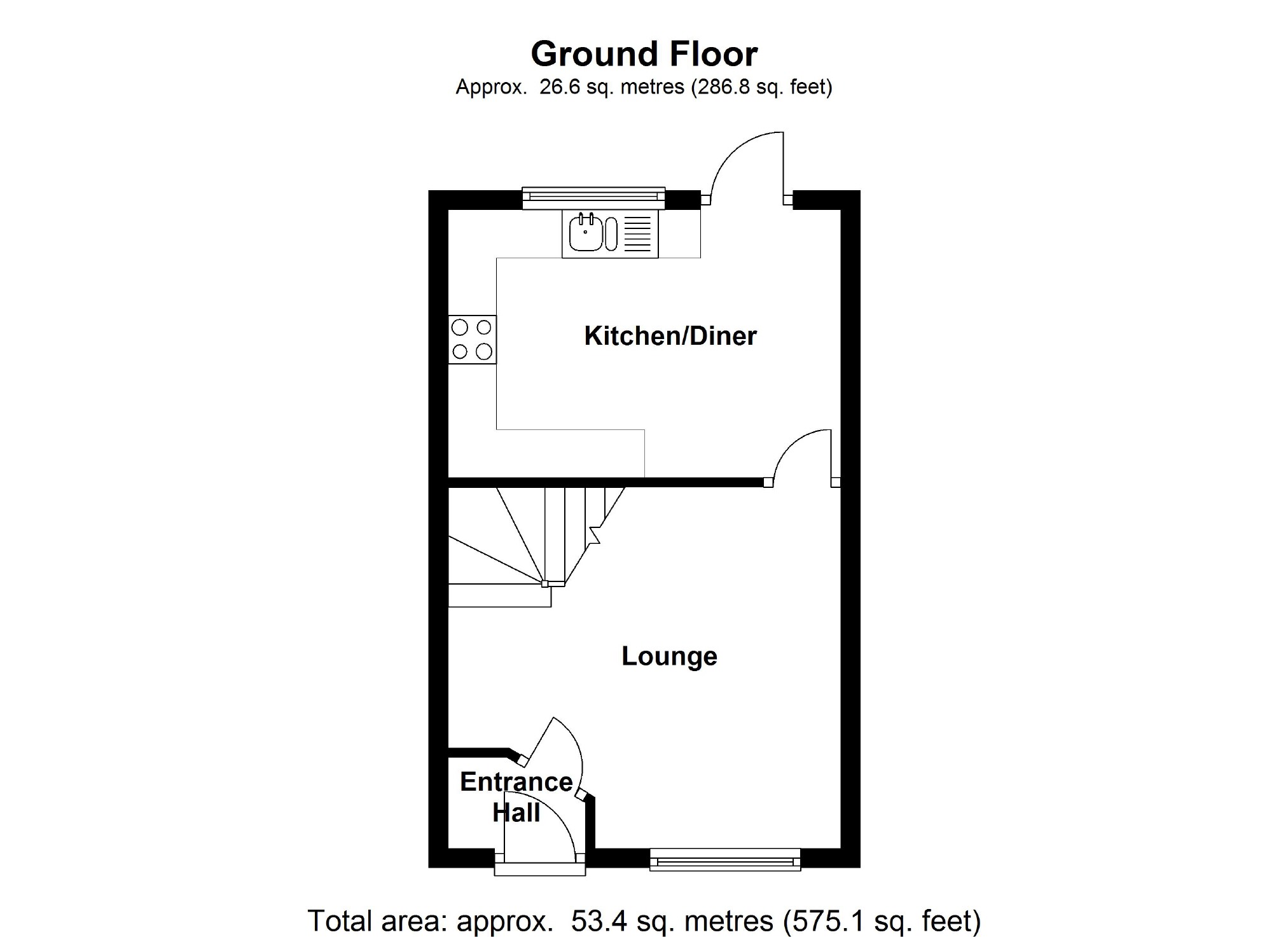 2 Bedrooms Terraced house to rent in Shepperds Green, Shenley Church End, Milton Keynes, Bucks MK5