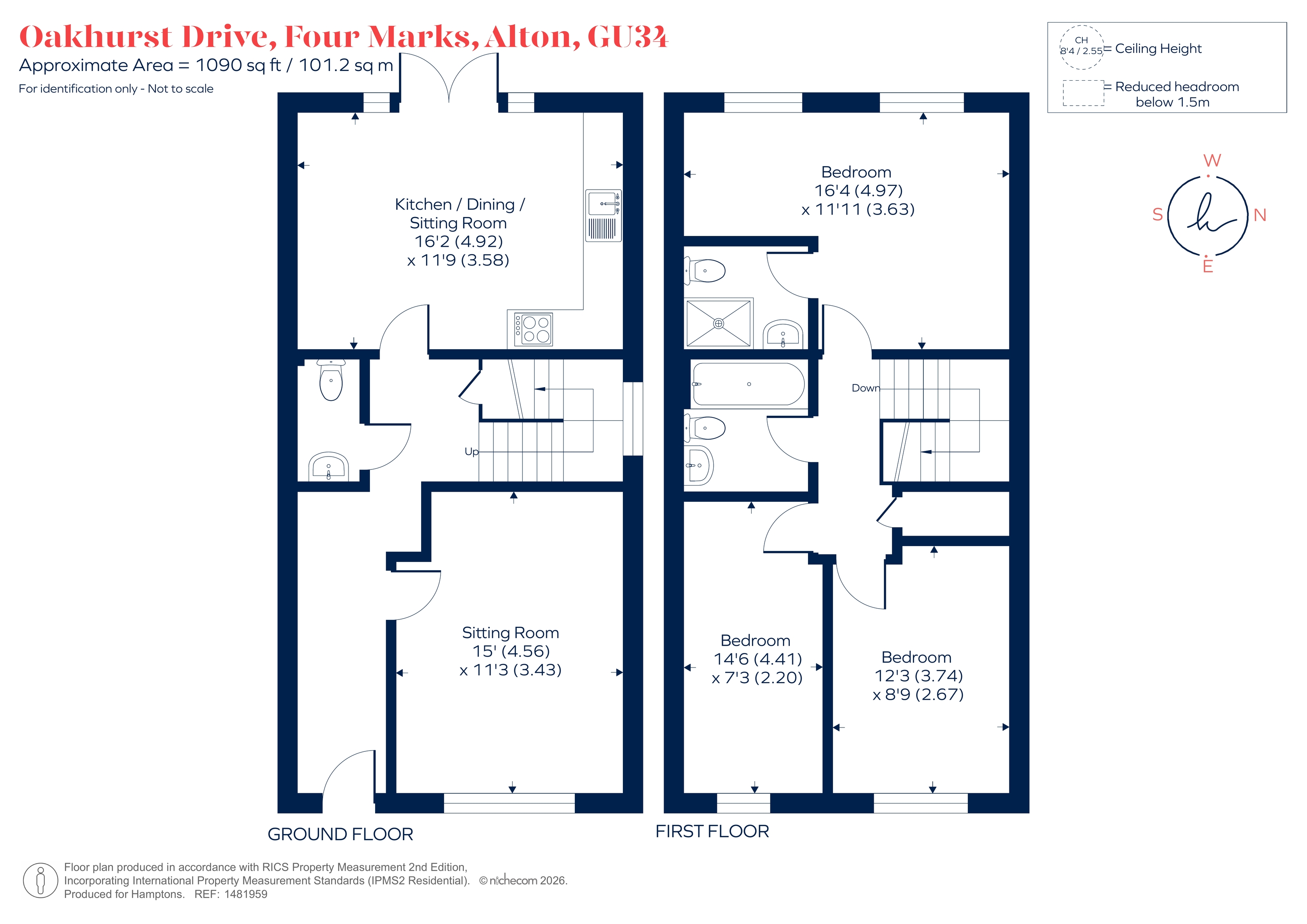 9, Oakhurst Drive, Four Marks floorplan