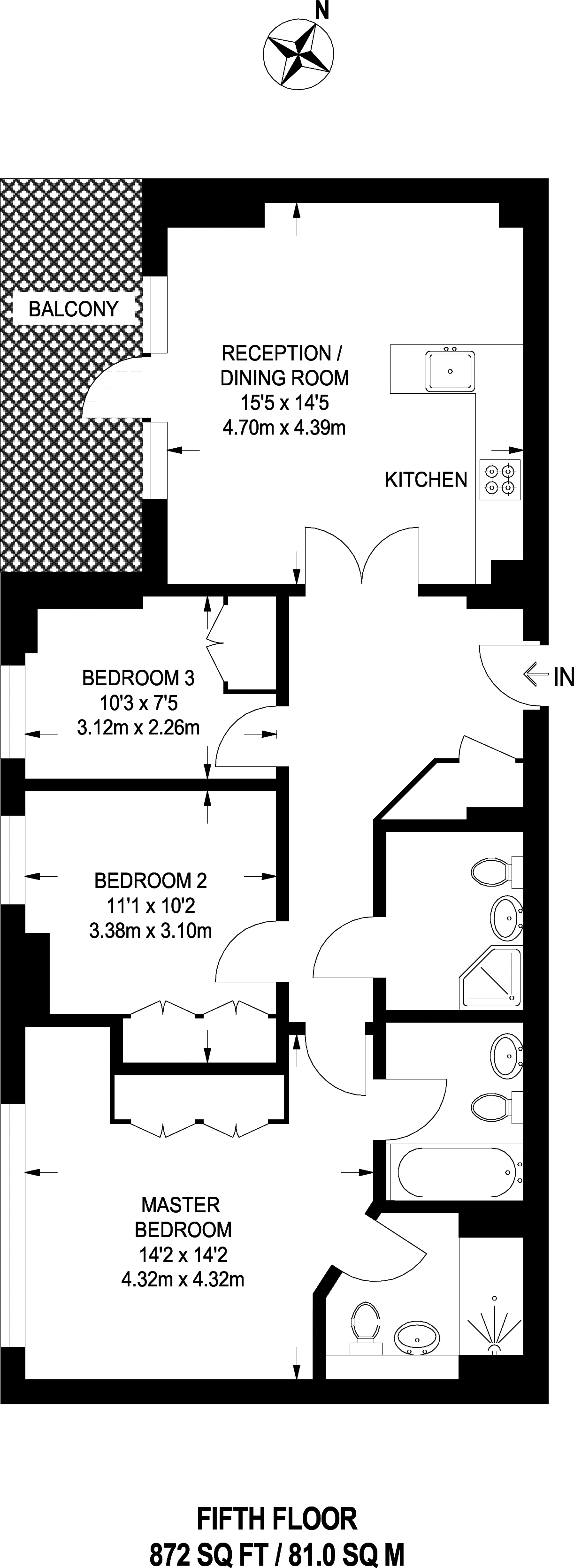 3 Bedrooms Flat to rent in Marsham Street, Westminster, London SW1P