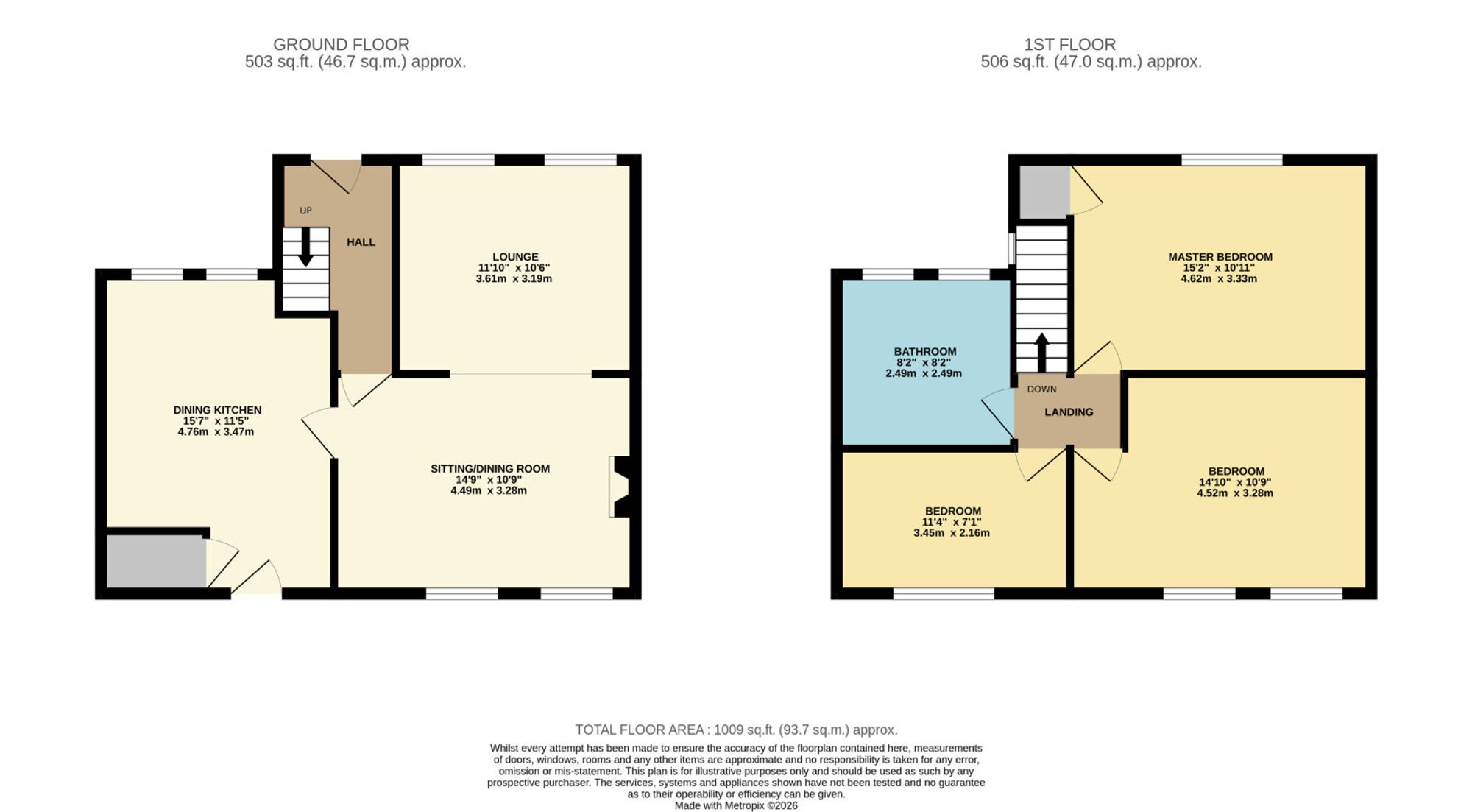 28 Bradley Avenue, Salford floorplan