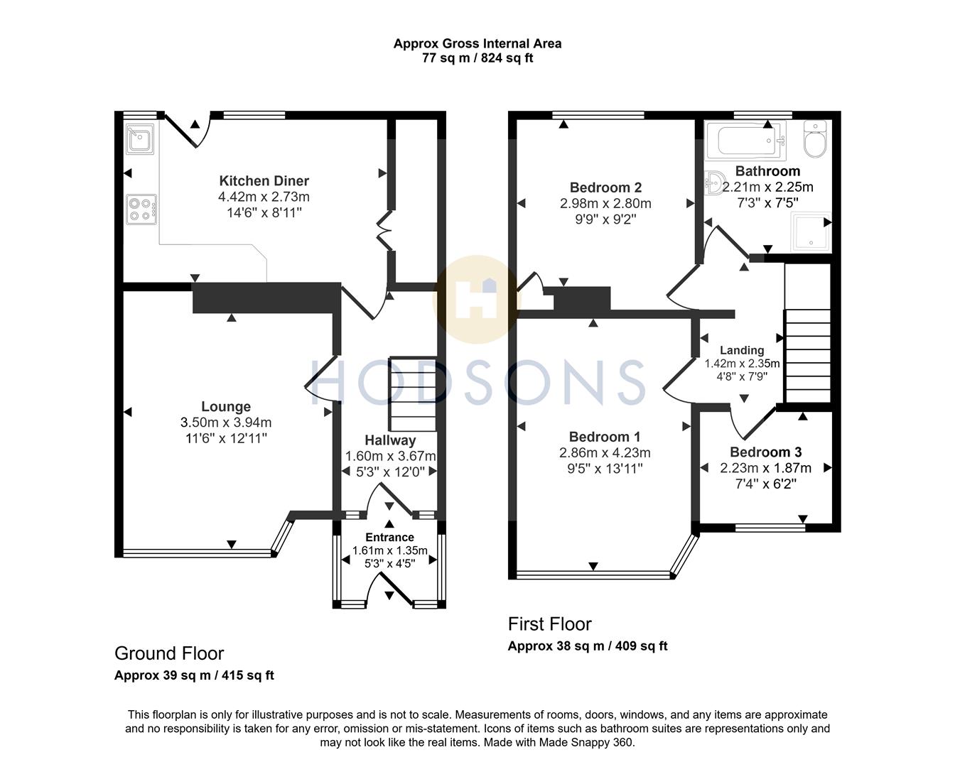 11, Harewood Avenue, Normanton floorplan