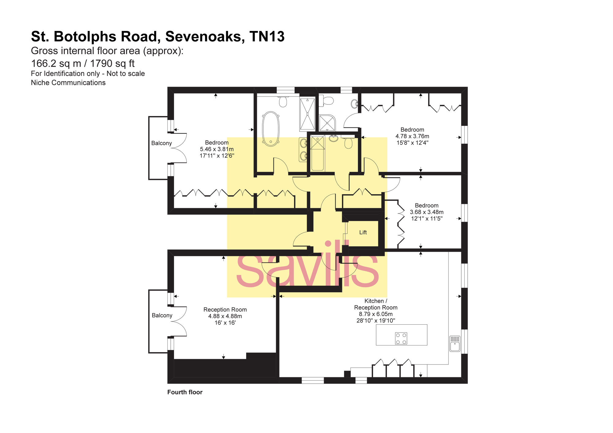 7, St. Botolphs Court, Sevenoaks floorplan