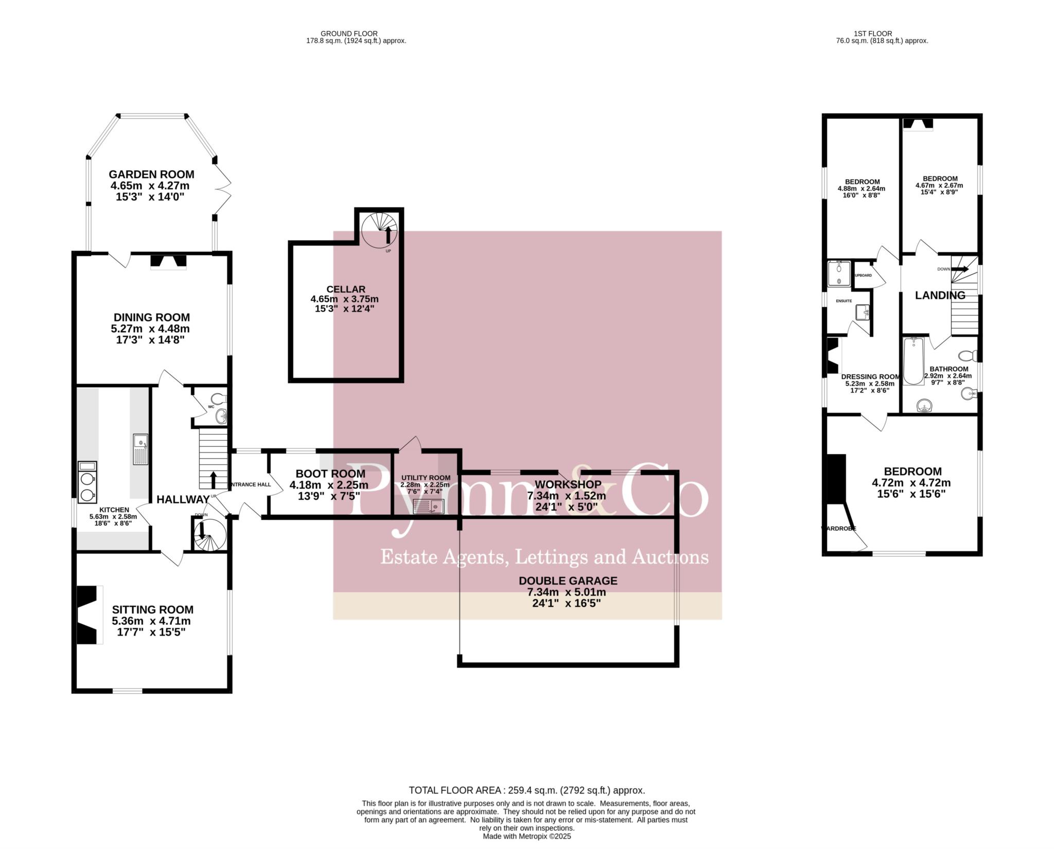 The Coach House, Church Road, North Walsham floorplan
