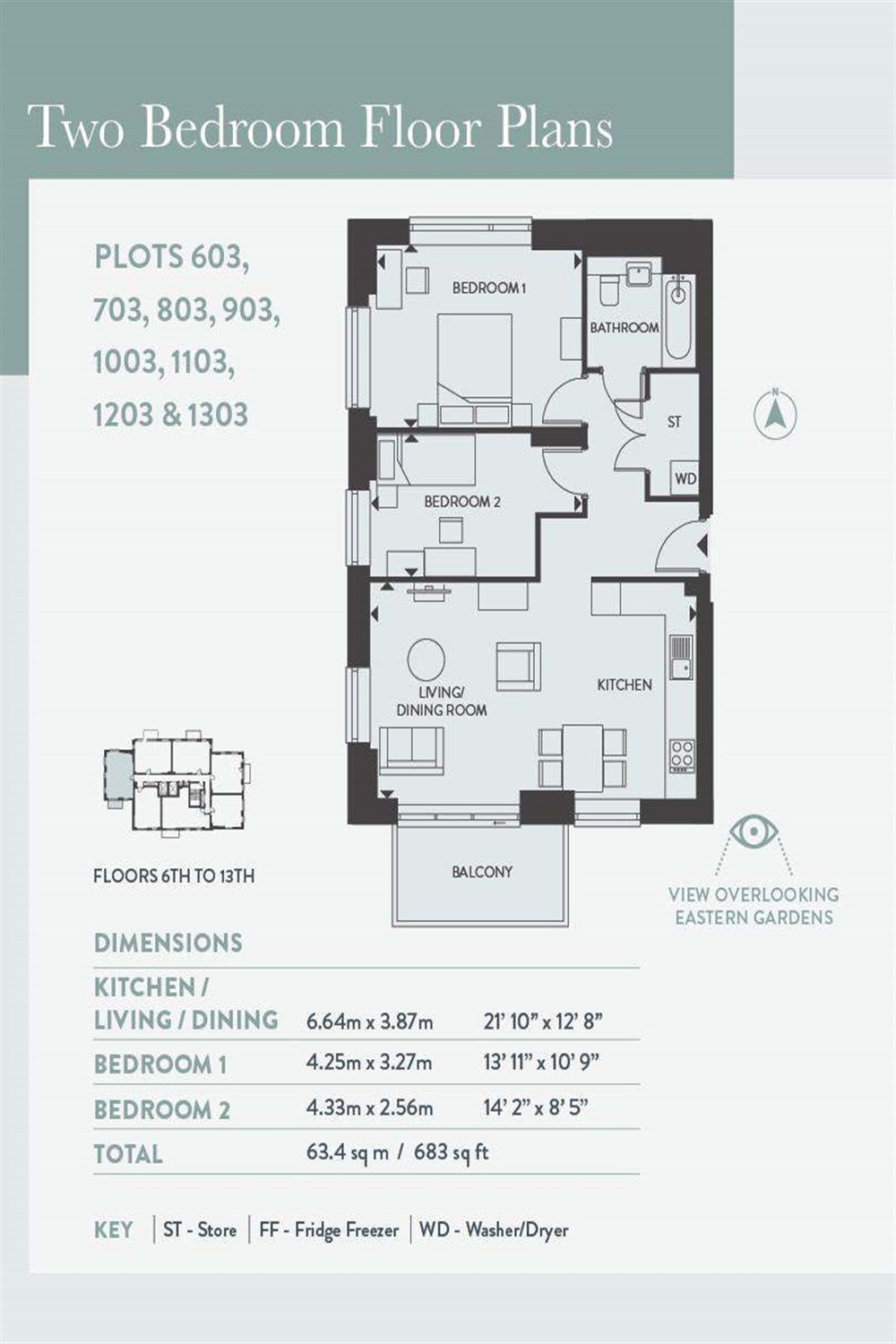 38, Flat 77, South Way, Wembley floorplan