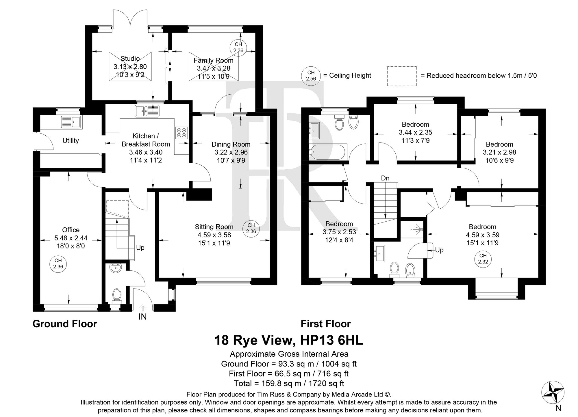 18 Rye View, High Wycombe floorplan