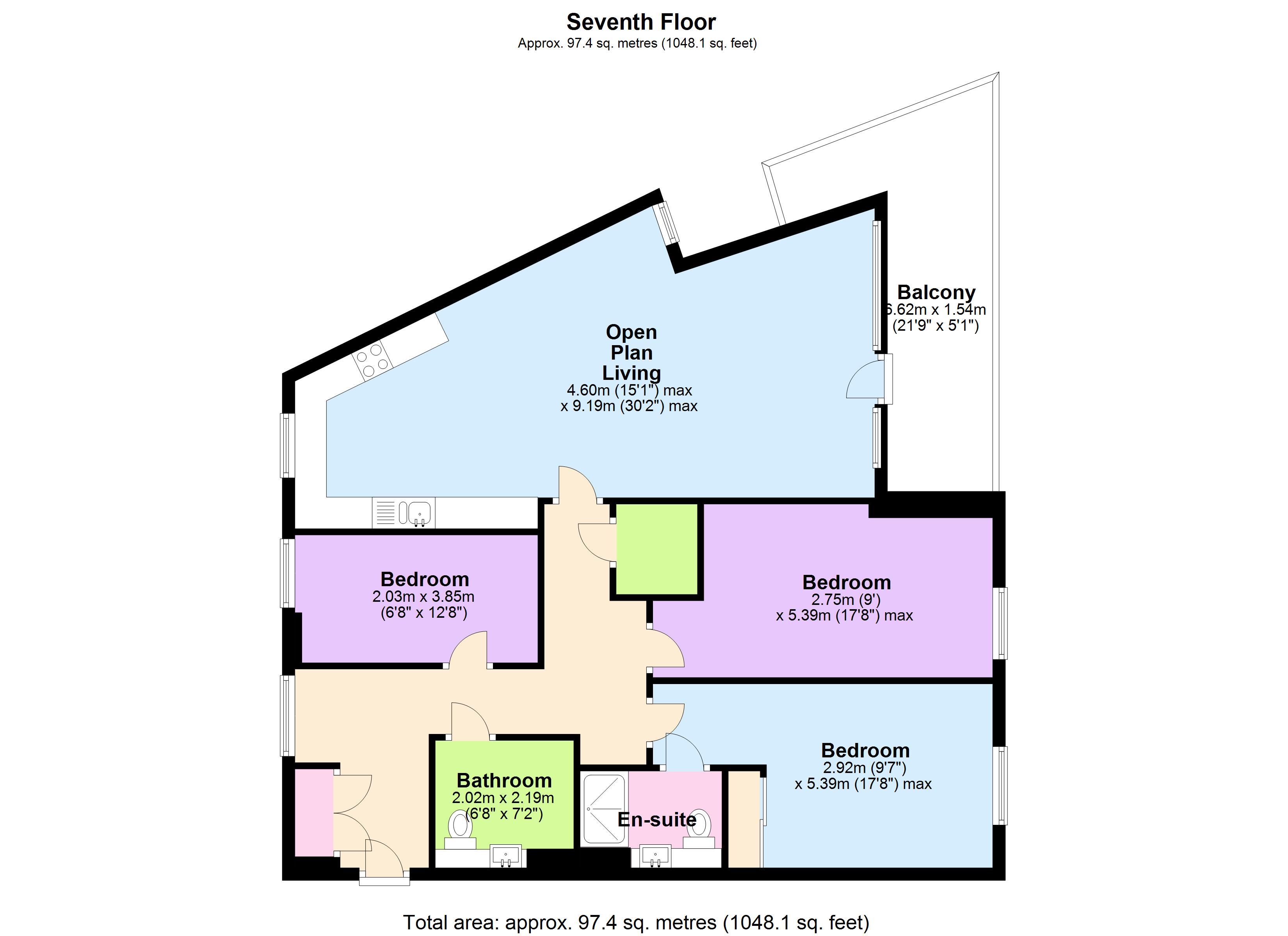 3 Bedrooms Flat for sale in Caledonian Point, 34 Norman Road, Greenwich, London SE10