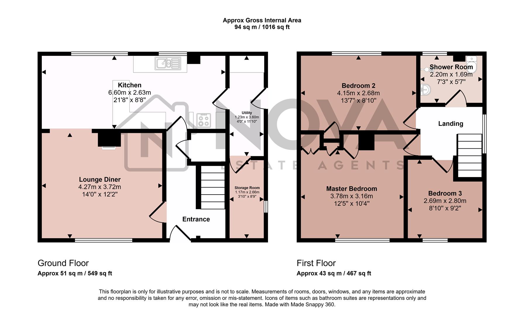 70, Williton Road, Luton floorplan