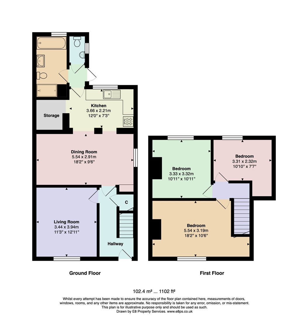 Meadow Lane, Oxford floorplan