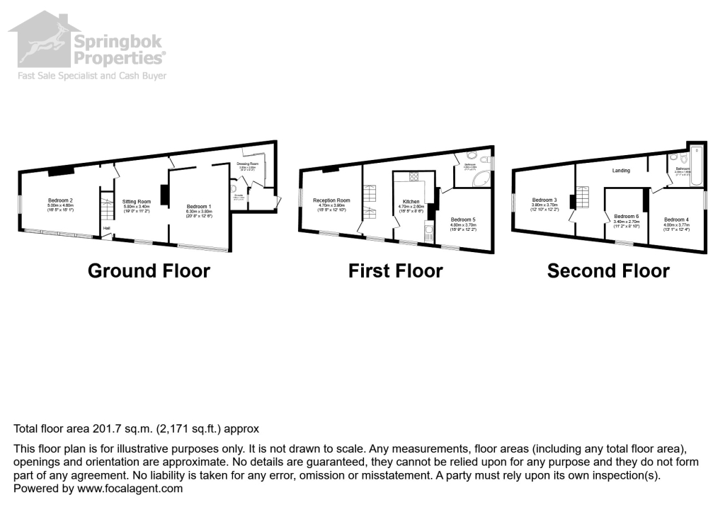 Vulcan's Lane, Workington, Cumbria CA14, 6 bedroom terraced house for sale 64853669