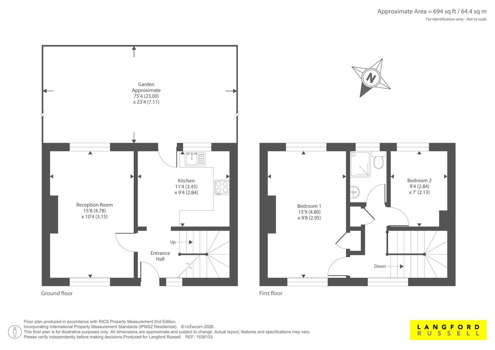 Ellison Road, Sidcup floorplan