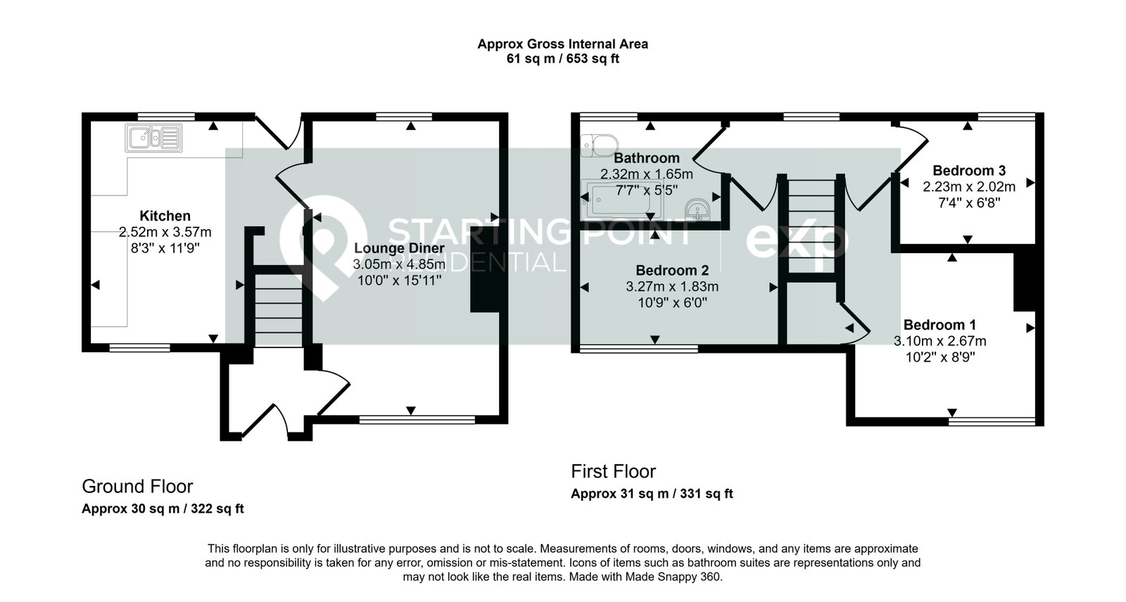 76, Francis Way, Witham floorplan