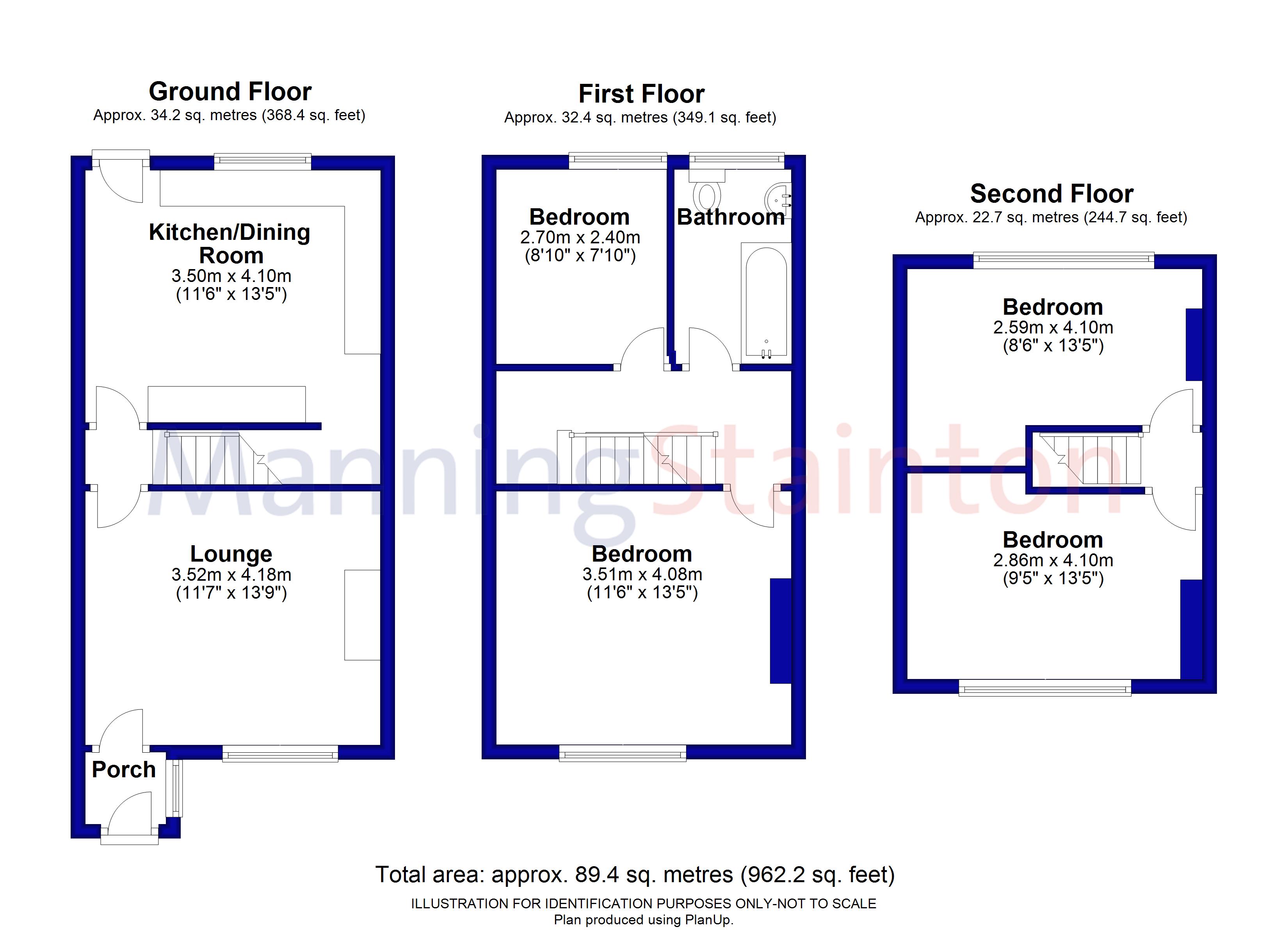 21, Woodlands Avenue, Pudsey floorplan