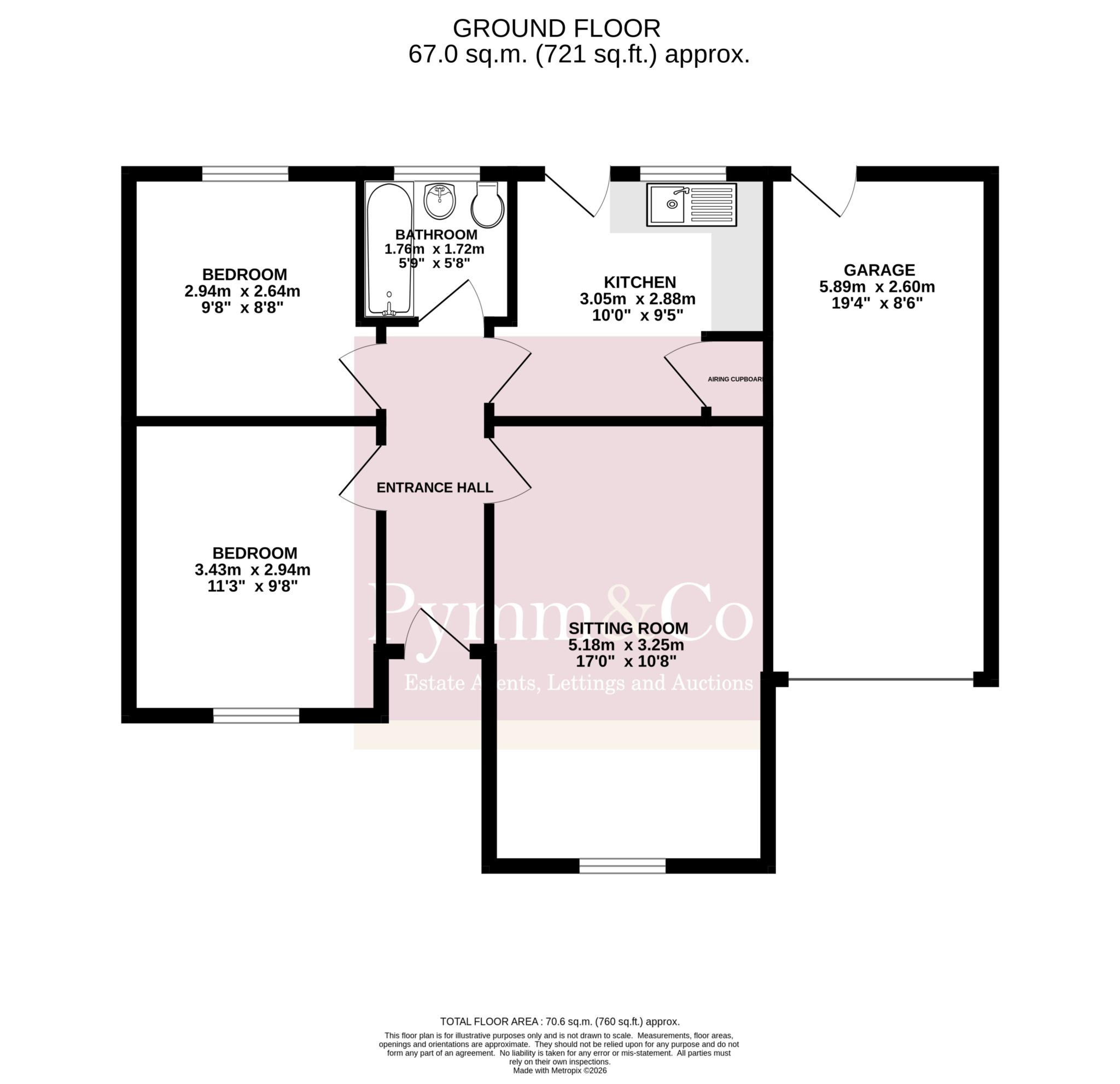 10, Ellenhill, Cromer floorplan
