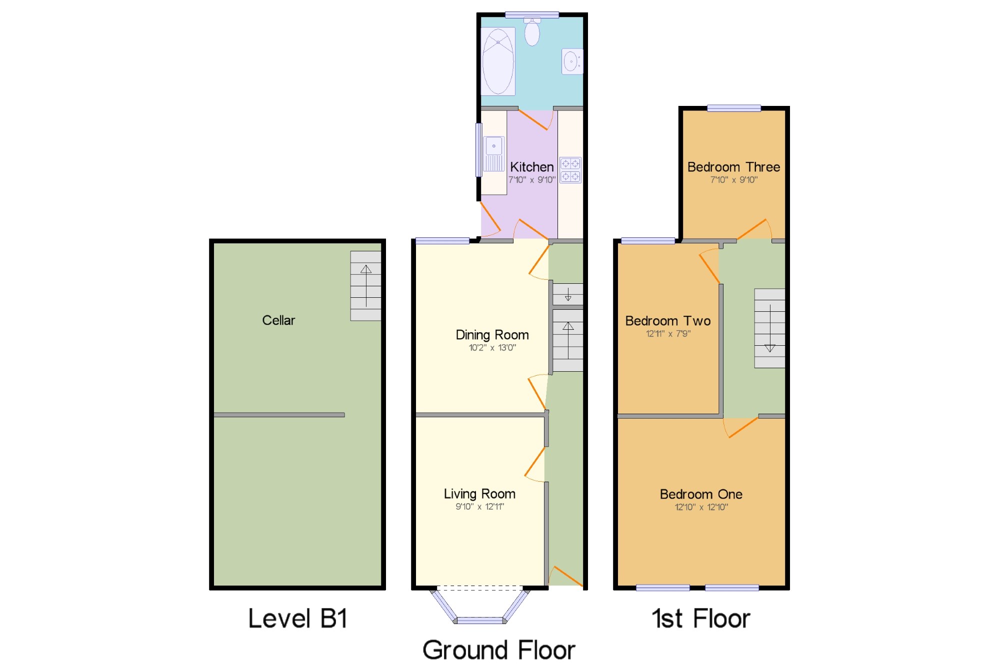 3 Bedrooms Terraced house for sale in Burley Road, Sittingbourne, Kent ME10