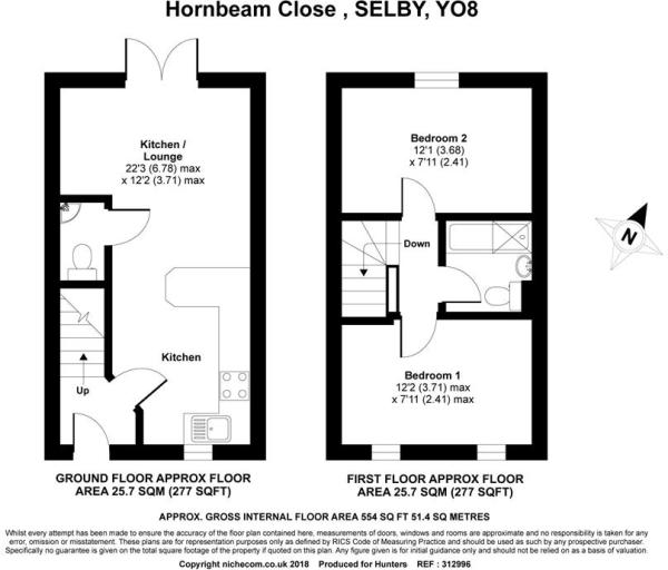 2 Bedrooms Terraced house for sale in Hornbeam Close, Selby YO8