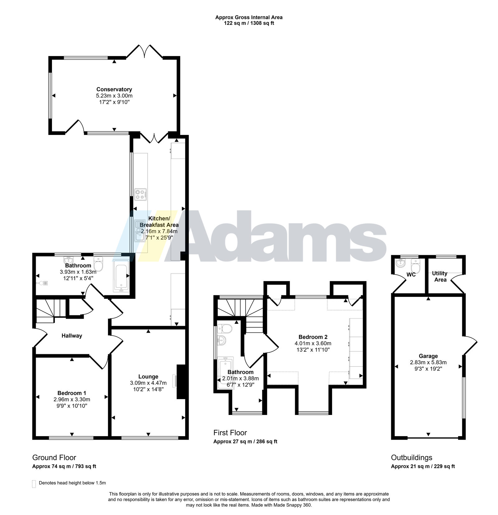 6, Burgess Avenue, Warrington floorplan