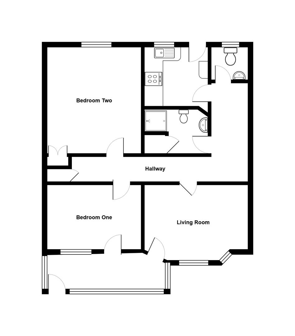 Flat 1, Valerian, West Parade, Bexhill-On-Sea floorplan