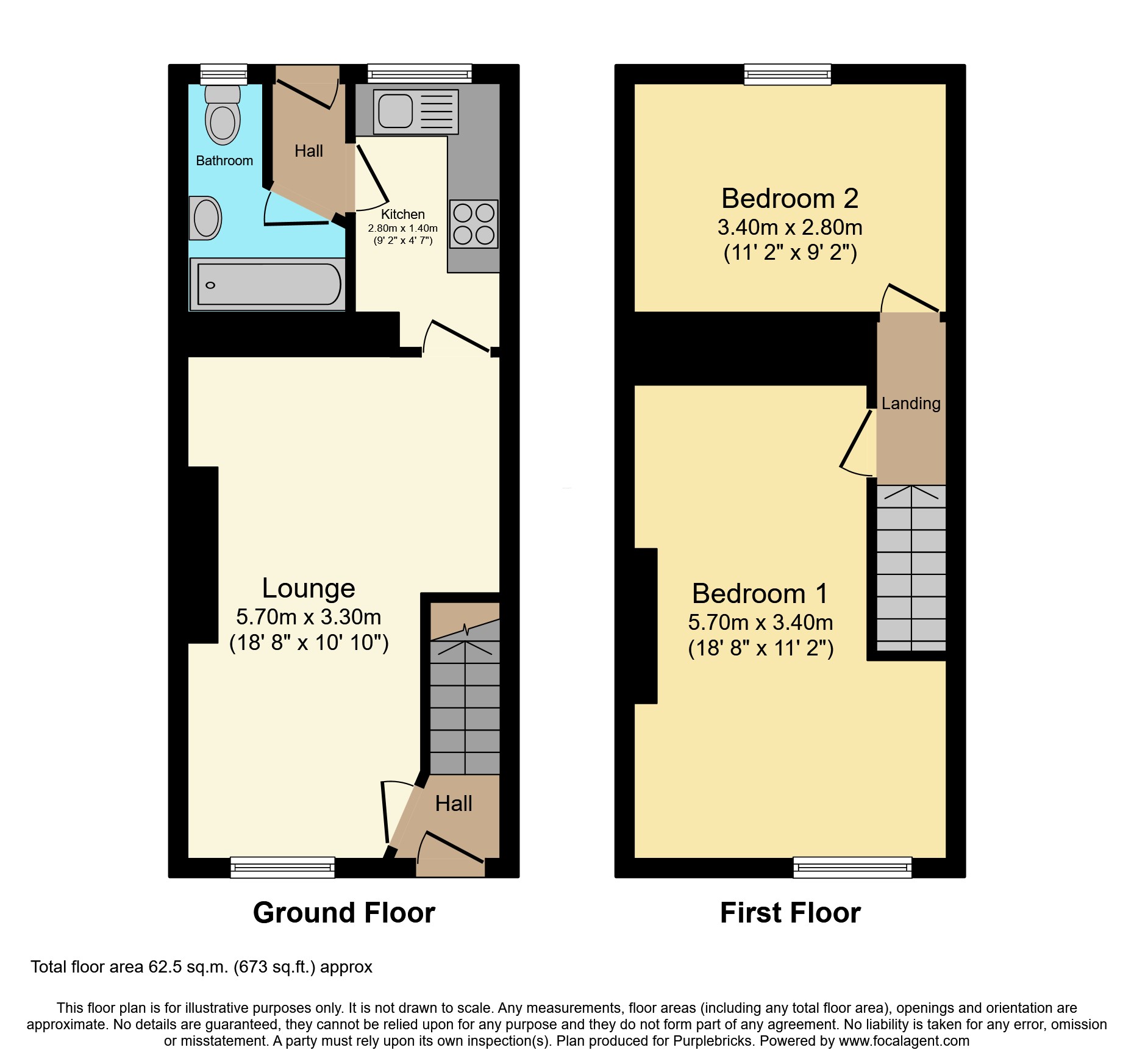 12 Aldin Grange Hall, Bearpark, Durham floorplan