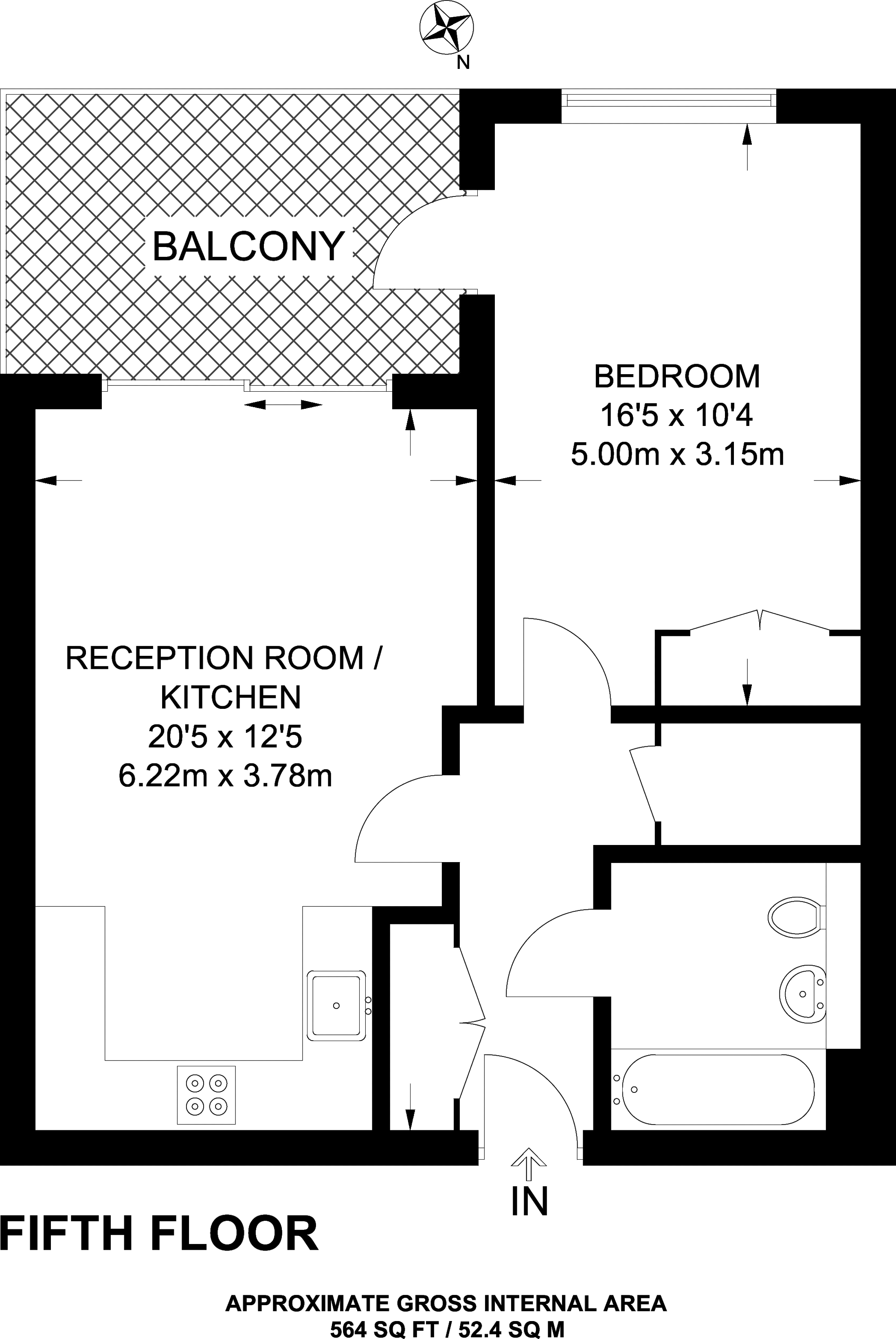 Blackfriars Road, Waterloo floorplan