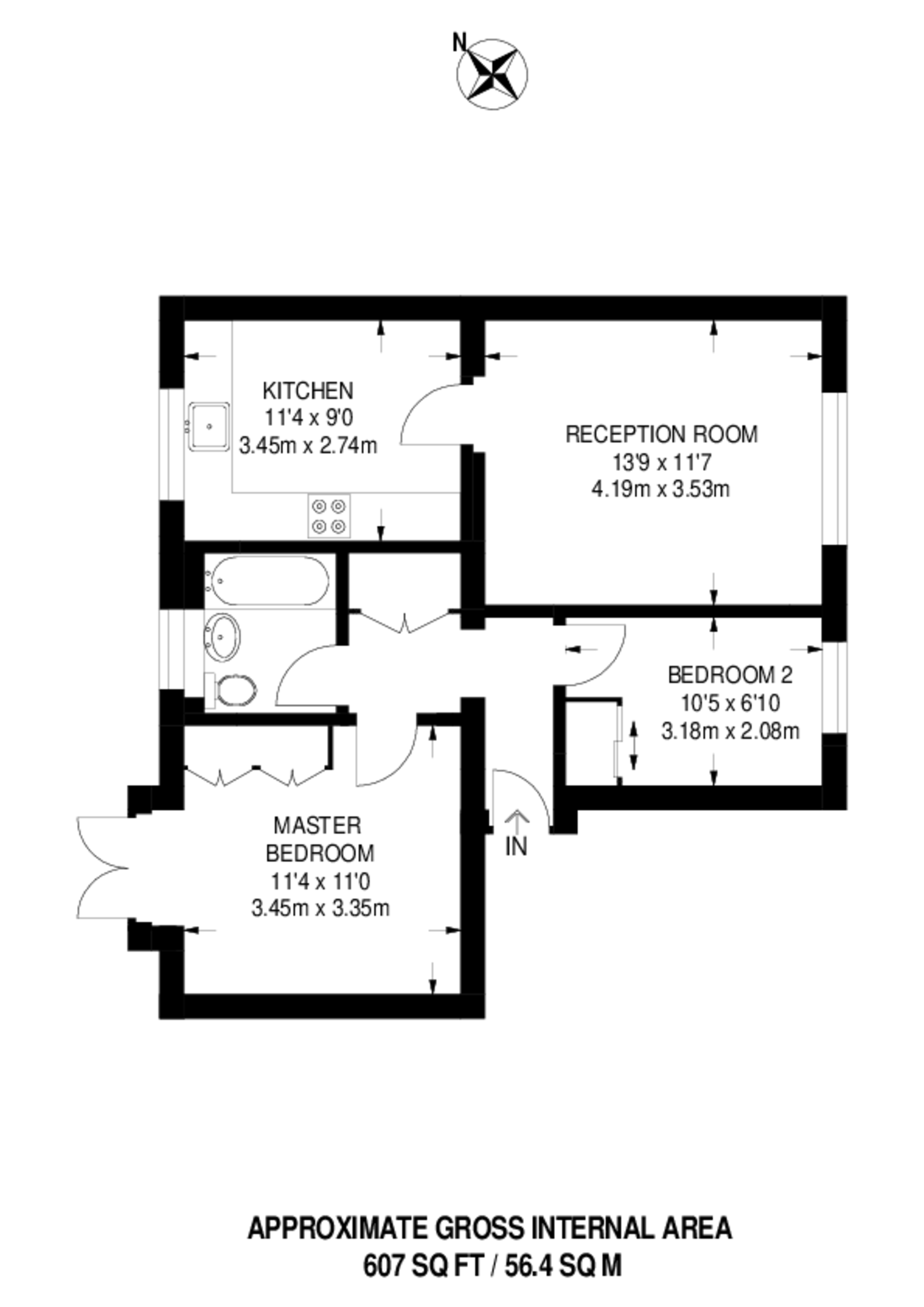 Pages Hill, Muswell Hill floorplan