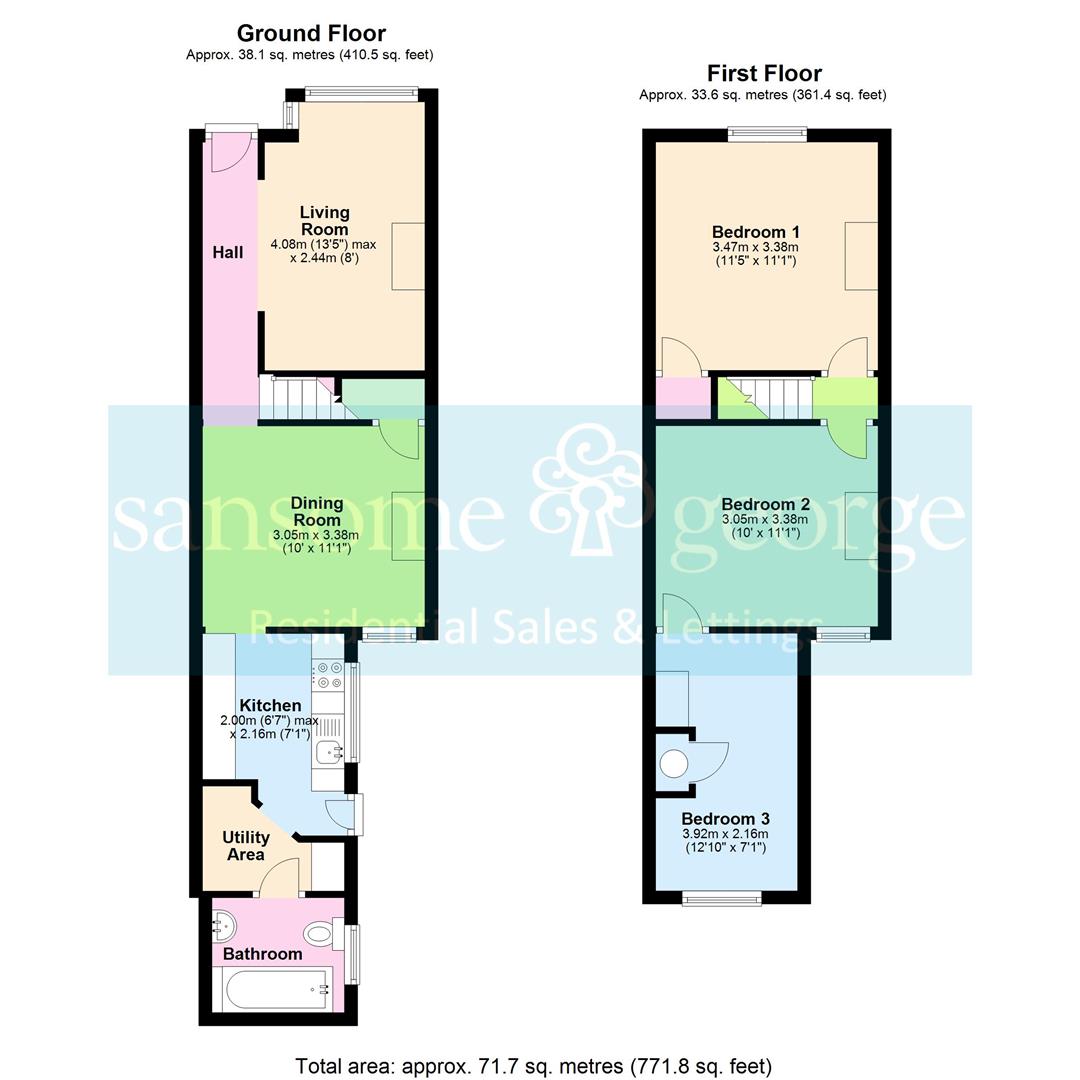 3 Bedrooms Terraced house for sale in Connaught Road, Reading RG30