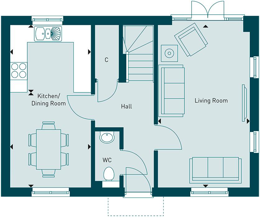 3 Bedrooms Semi-detached house for sale in 24 Red Kite Rise, Hunts Grove, Hardwicke GL2