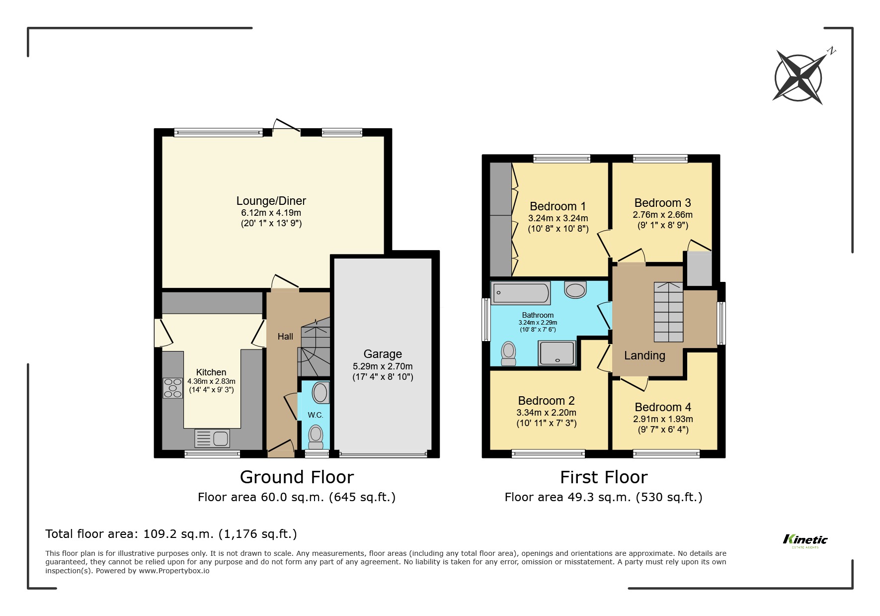 6 Landmere Grove, Lincoln, Lincolnshire floorplan