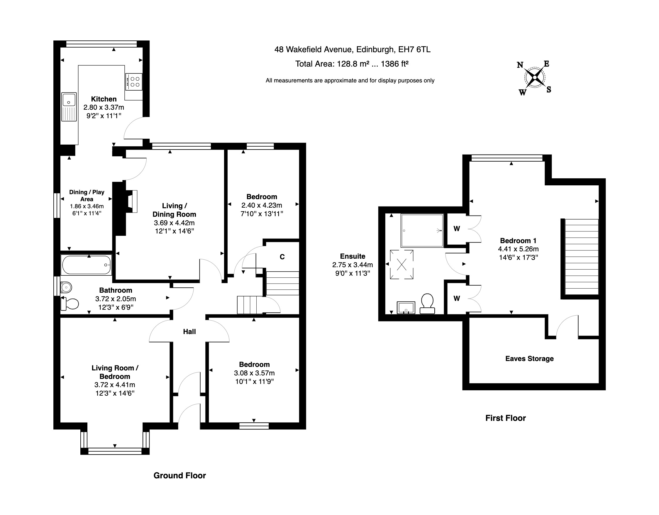 48 Wakefield Avenue, Craigentinny EH7, 4 bedroom semidetached house