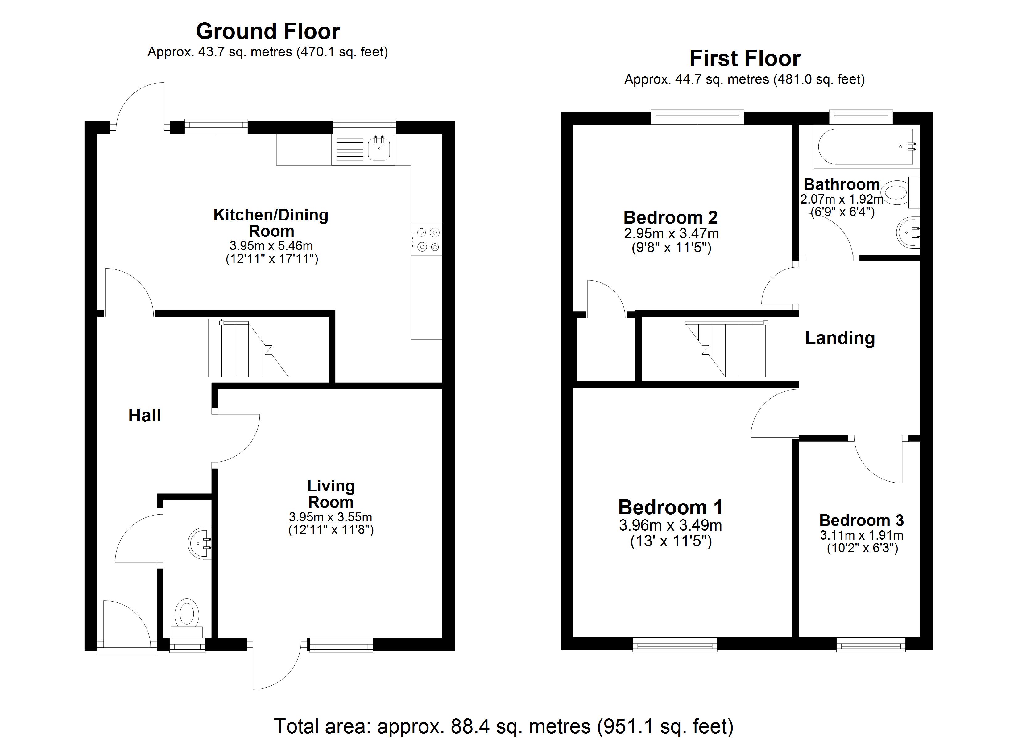 17, Stamford Avenue, Milton Keynes floorplan