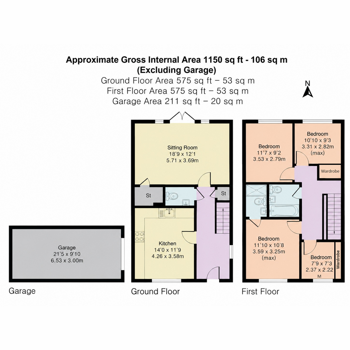 32, Moreland Road, Didcot floorplan