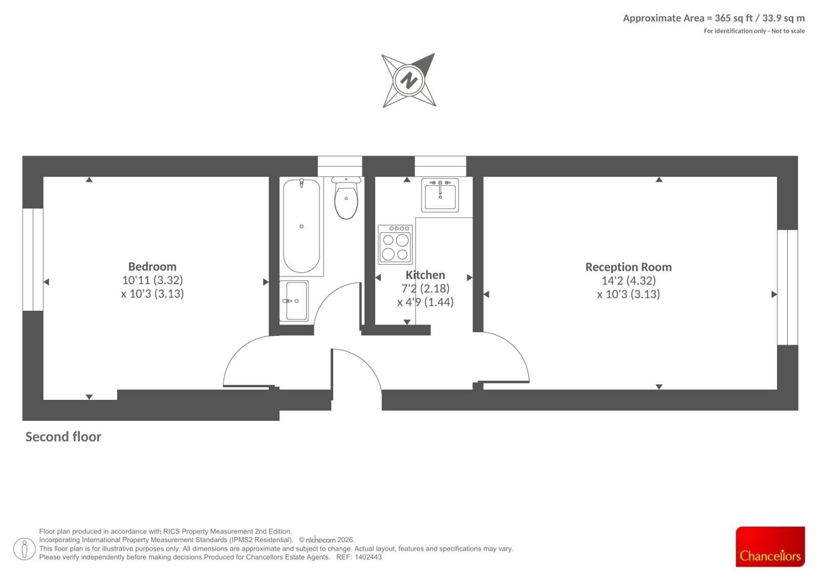 Flat 7, 206, Sheen Road, Richmond floorplan