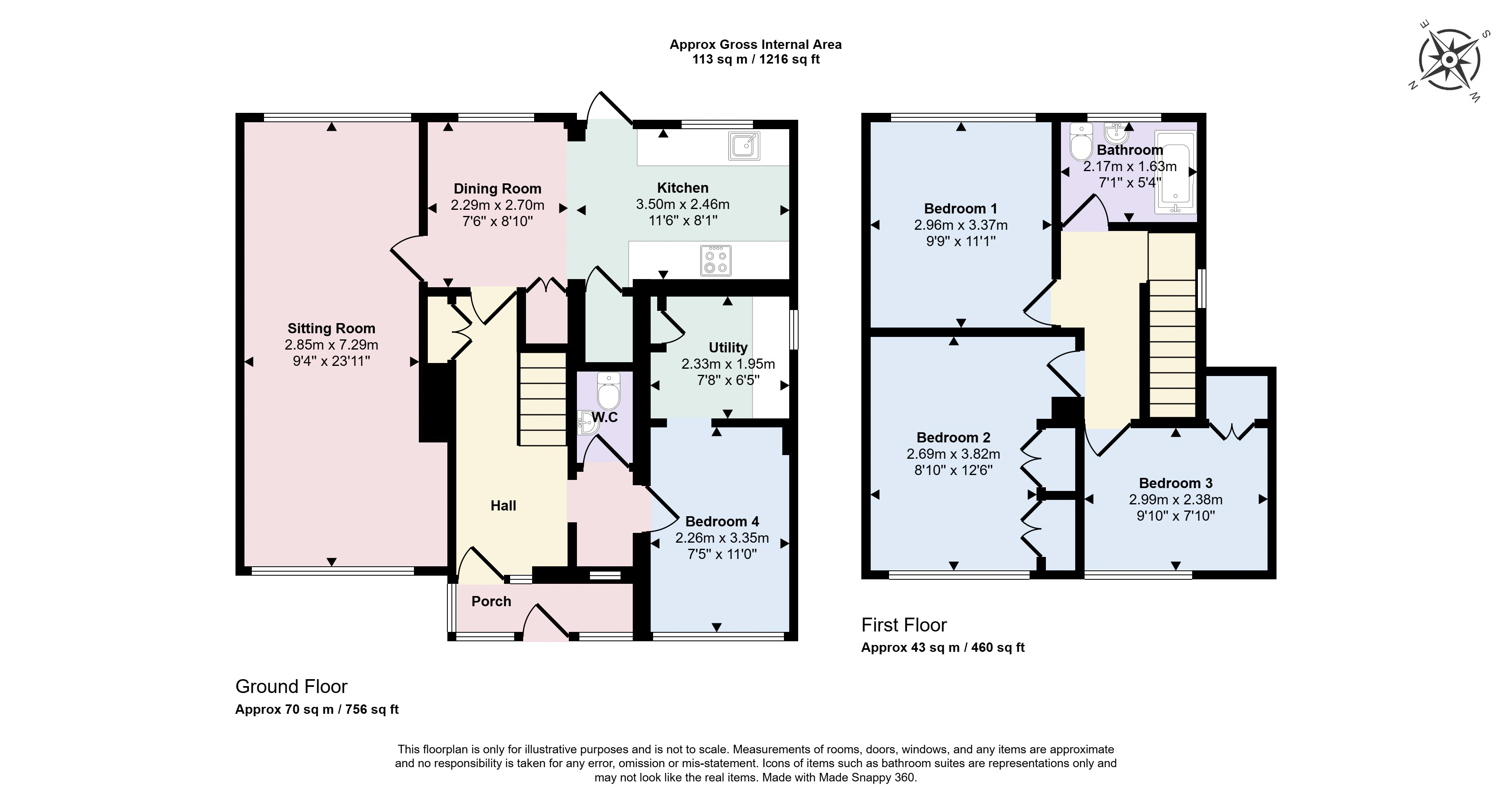 Southdown Road, Bath floorplan