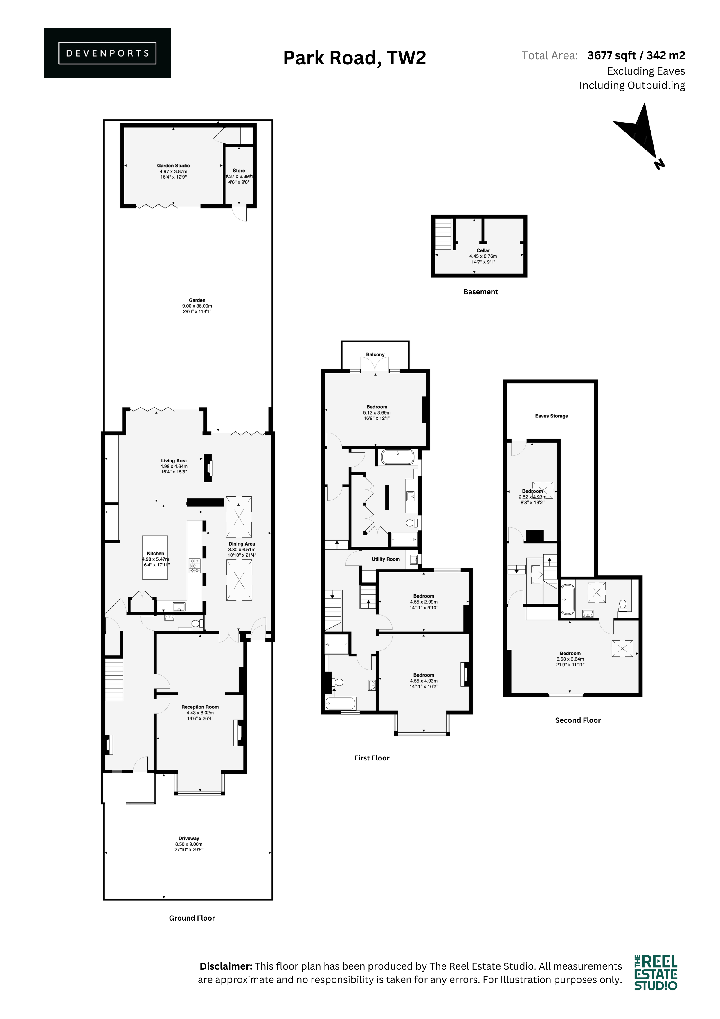 31, Park Road, Hampton floorplan