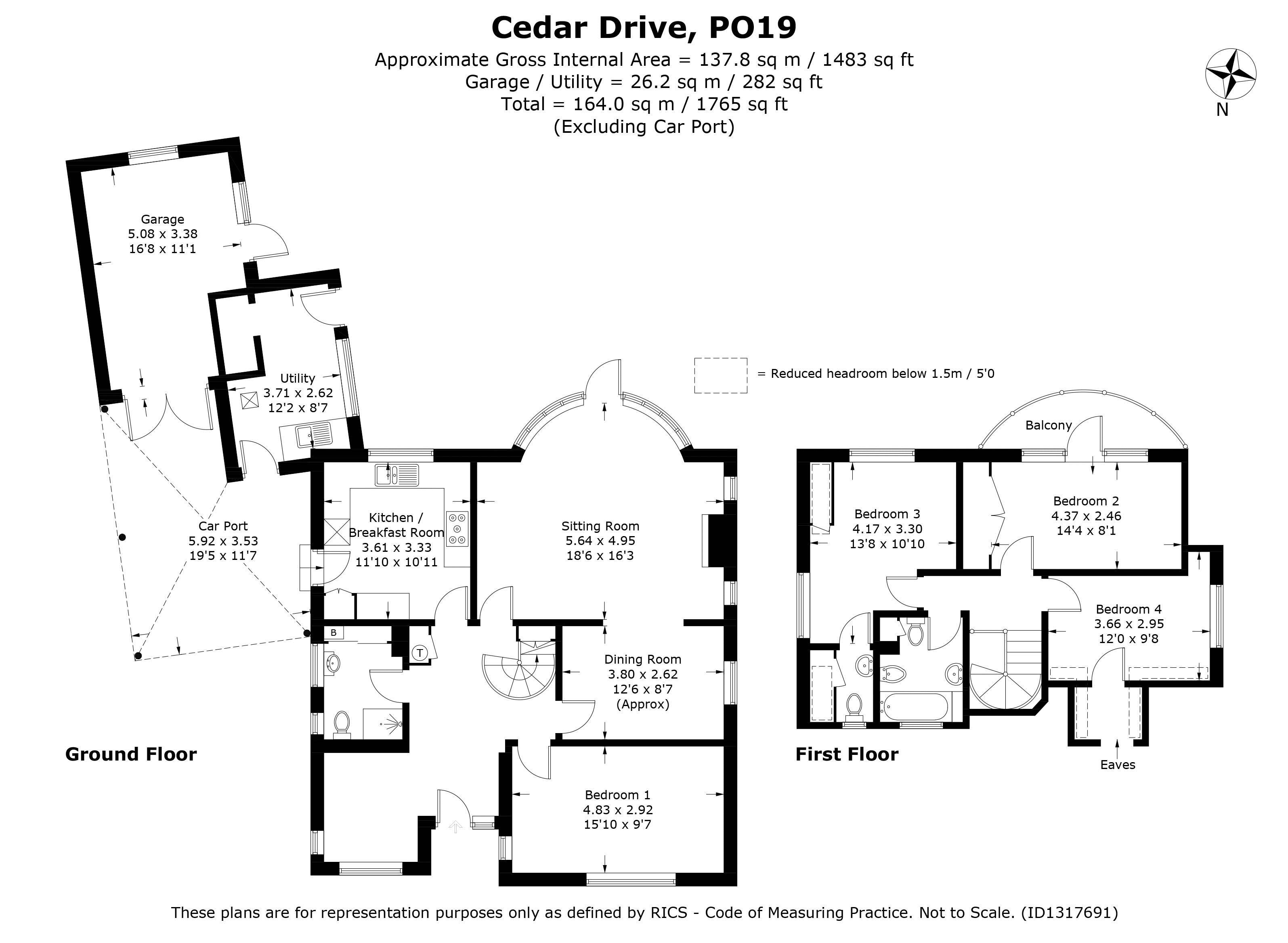 121, Cedar Drive, Chichester floorplan