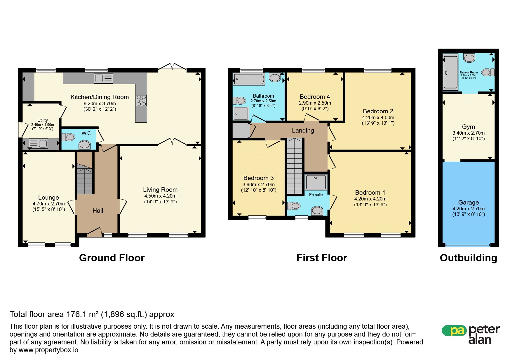 26, Manor Court, Treharris floorplan