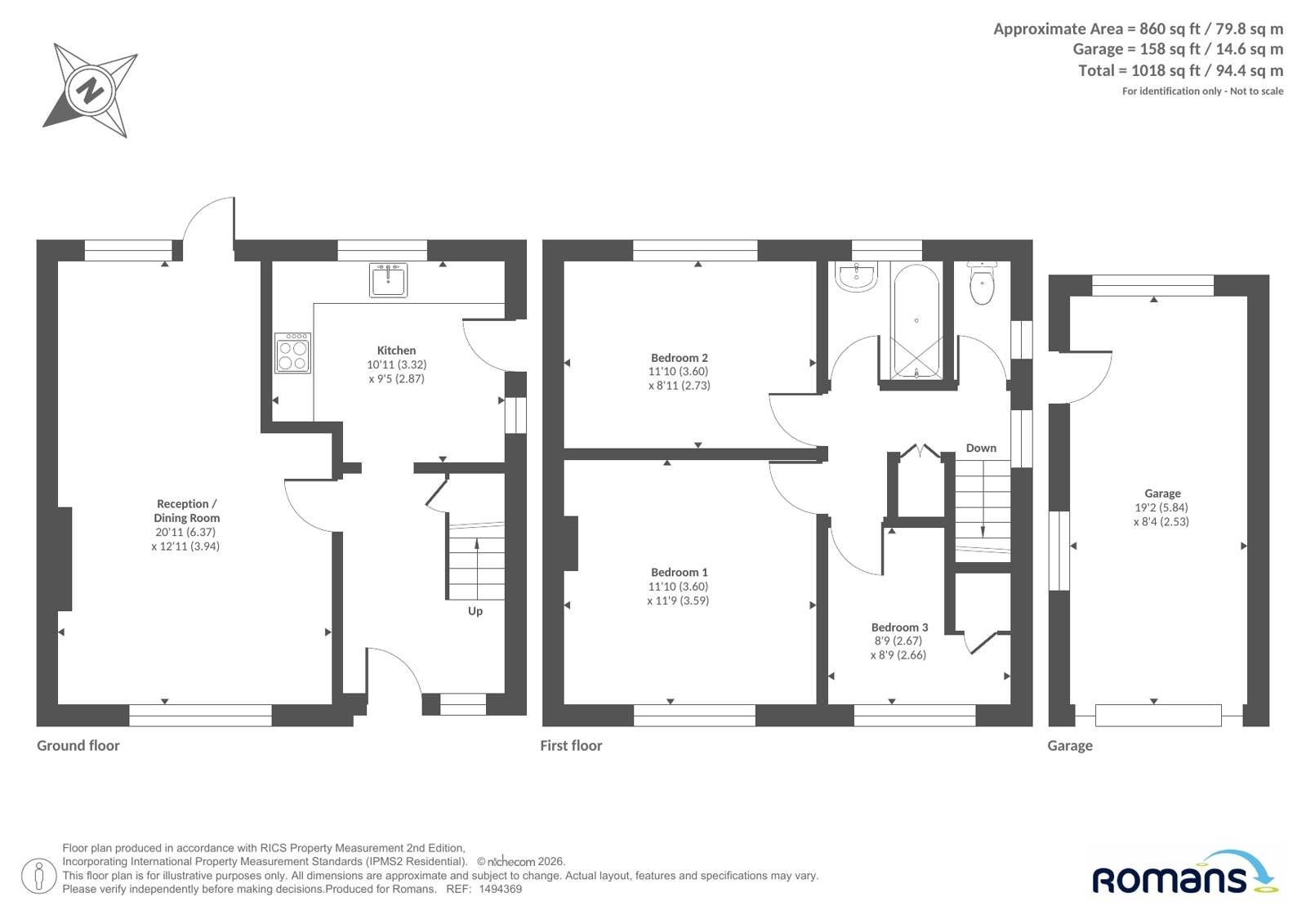 23, Highgate Road, Reading floorplan